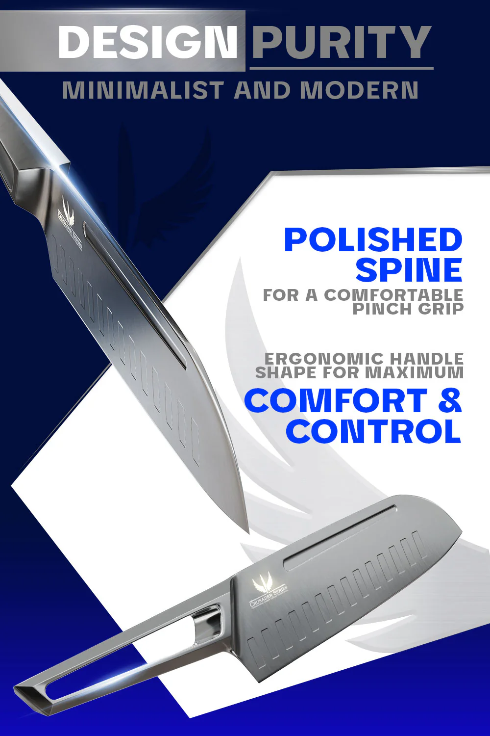 Santoku Knife 7" | Crusader Series | NSF Certified | Dalstrong © - Image 3