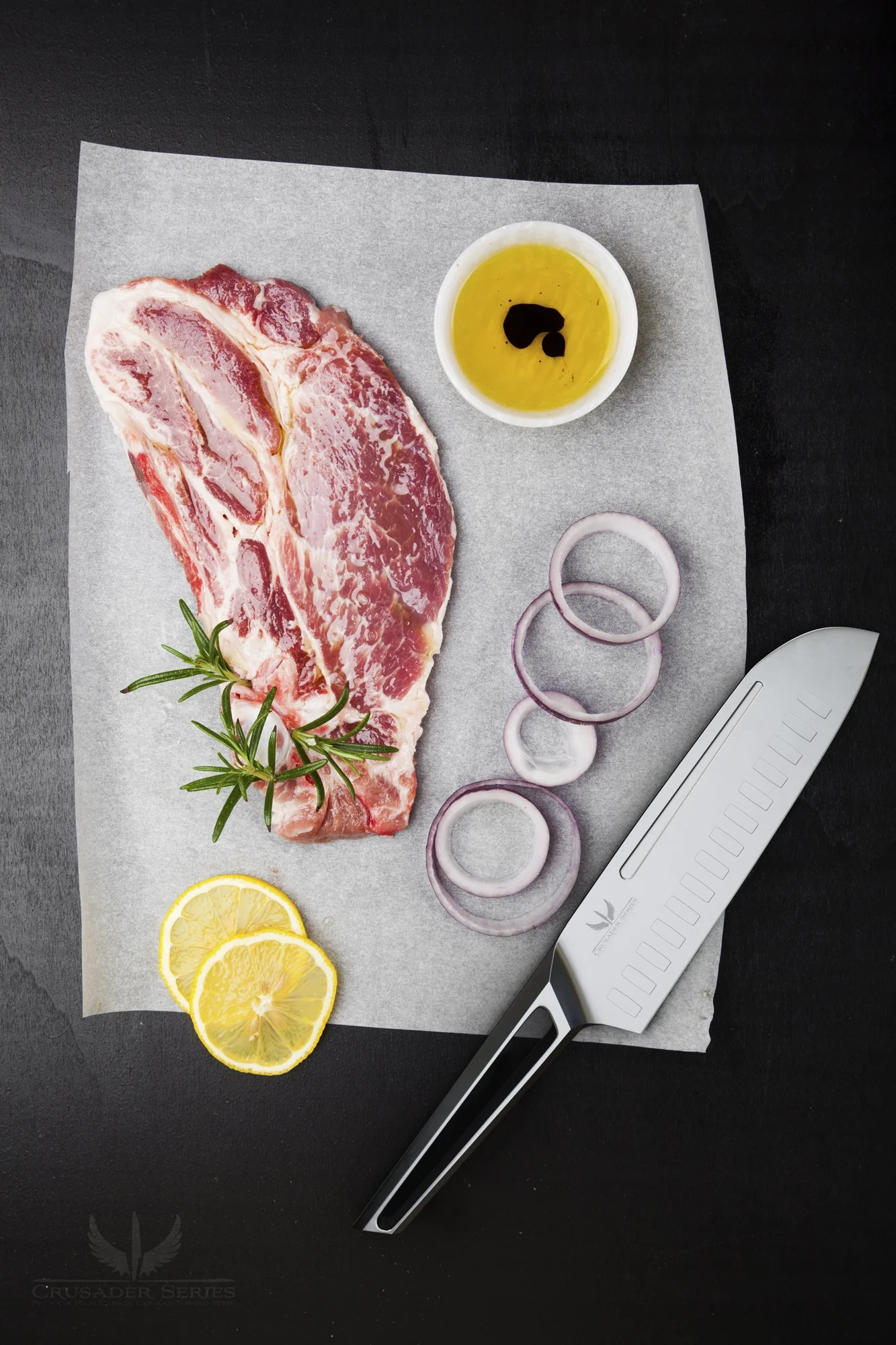 Santoku Knife 7" | Crusader Series | NSF Certified | Dalstrong © - Image 7