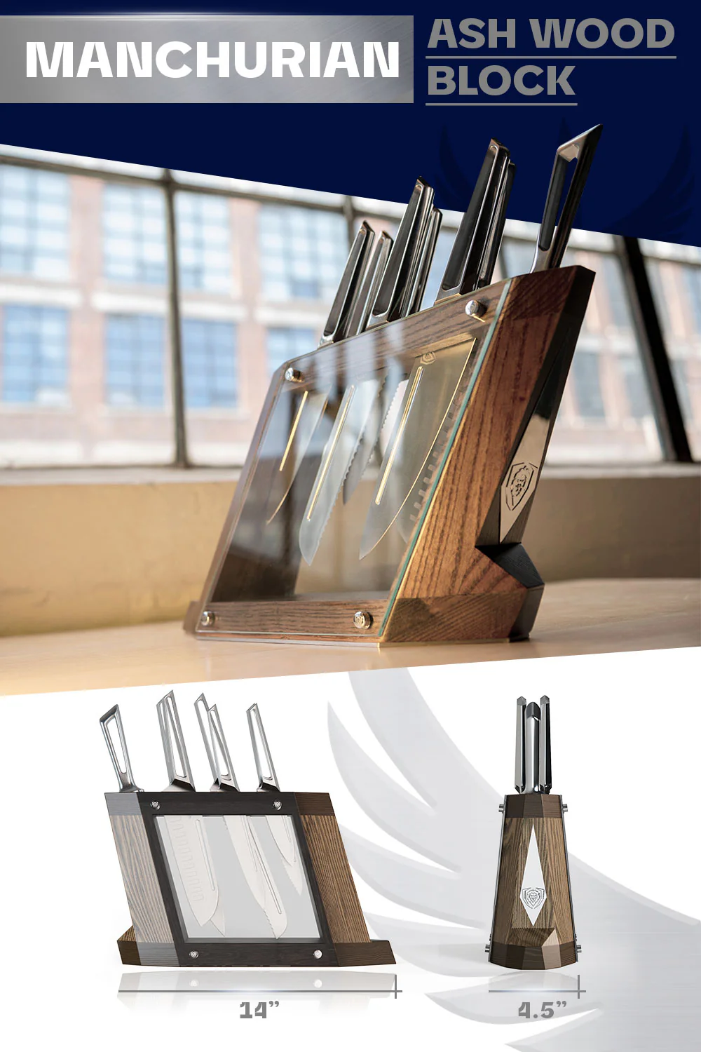 Block Set 8-Piece | Crusader Series | NSF Certified | Dalstrong © - Image 5