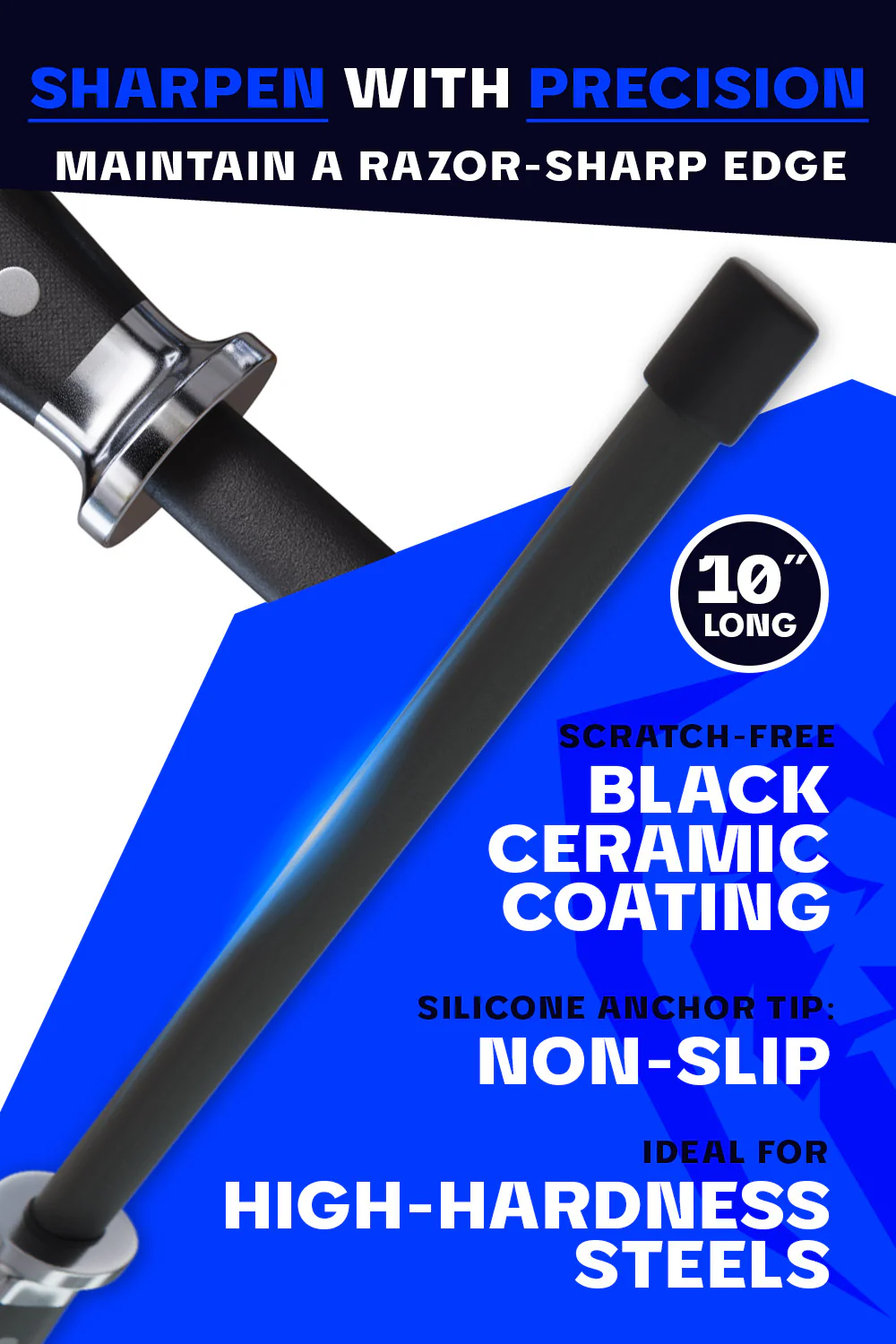 Honing Rod 10" | Ceramic Coating | Dalstrong © - Image 3