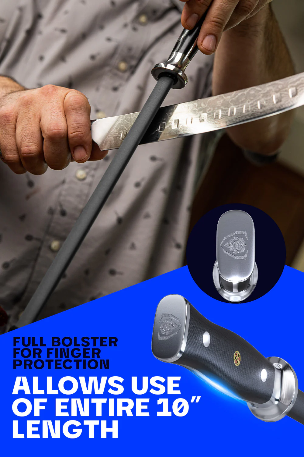 Honing Rod 10" | Ceramic Coating | Dalstrong © - Image 6