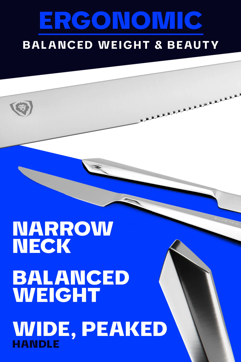 20 Piece Service for 4 | Flatware Set | Silver | Dalstrong © - Image 4