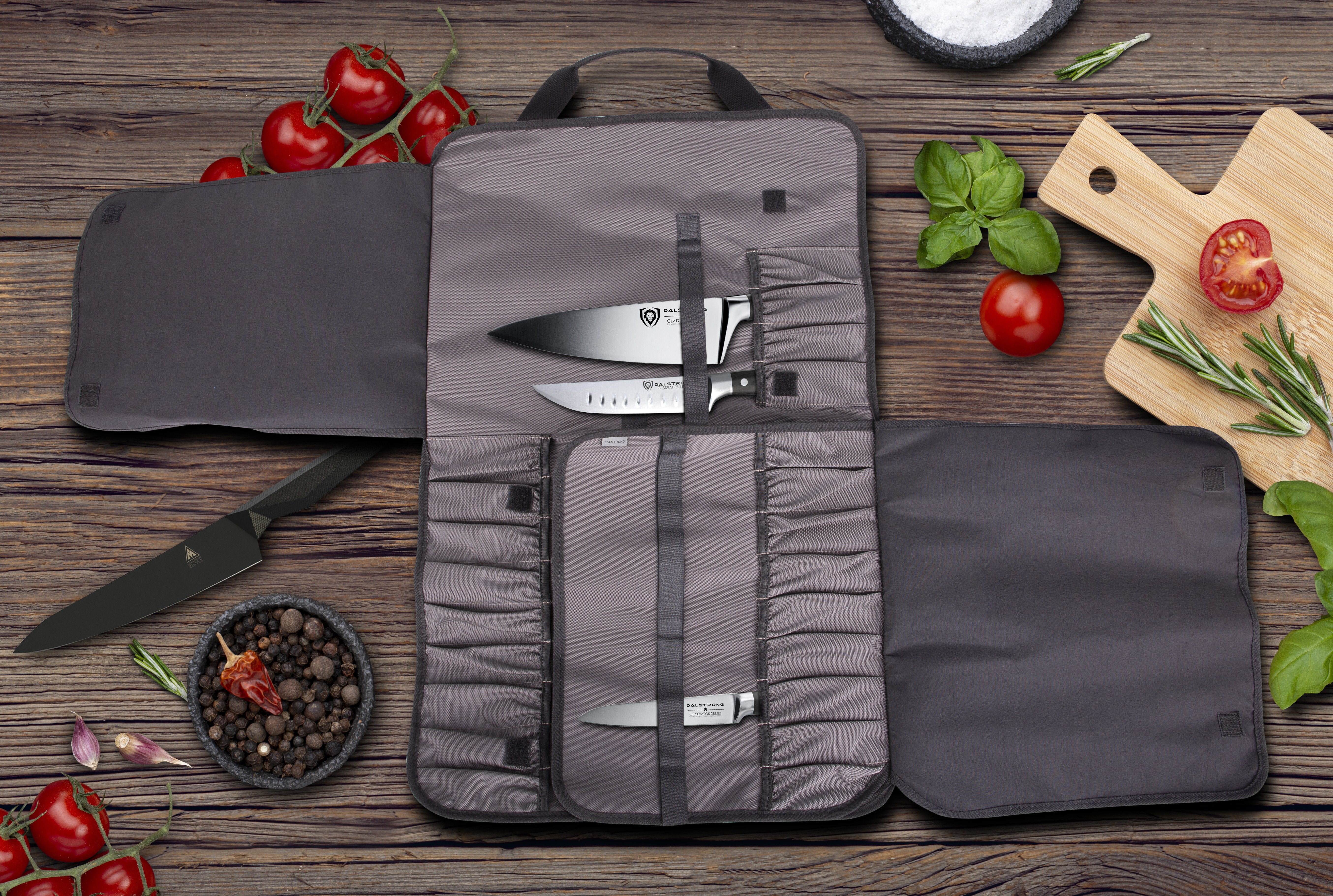 Premium Knife Roll | Graphite Black | Ballistic Series | Dalstrong © - Image 3