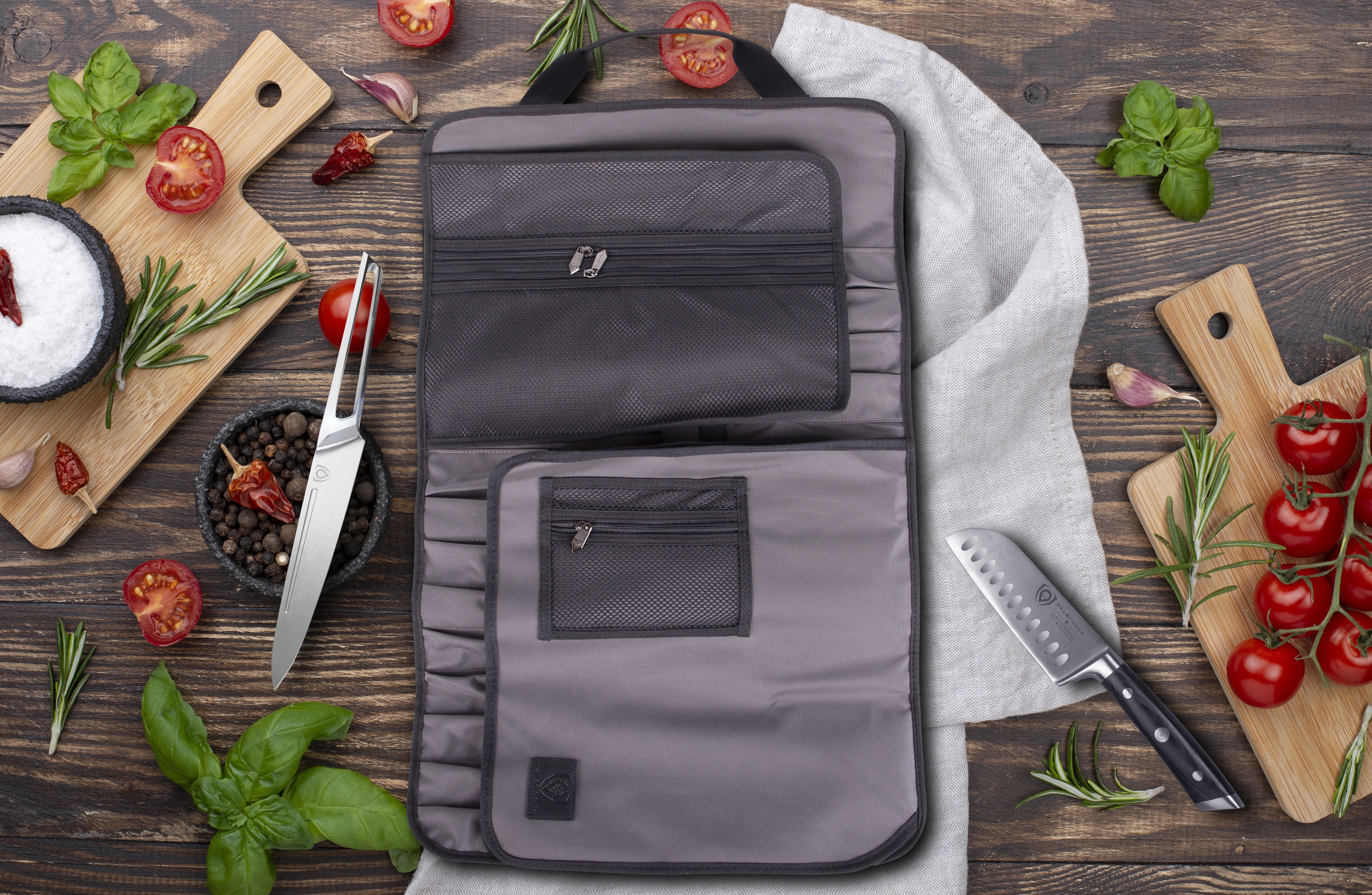 Premium Knife Roll | Graphite Black | Ballistic Series | Dalstrong © - Image 4