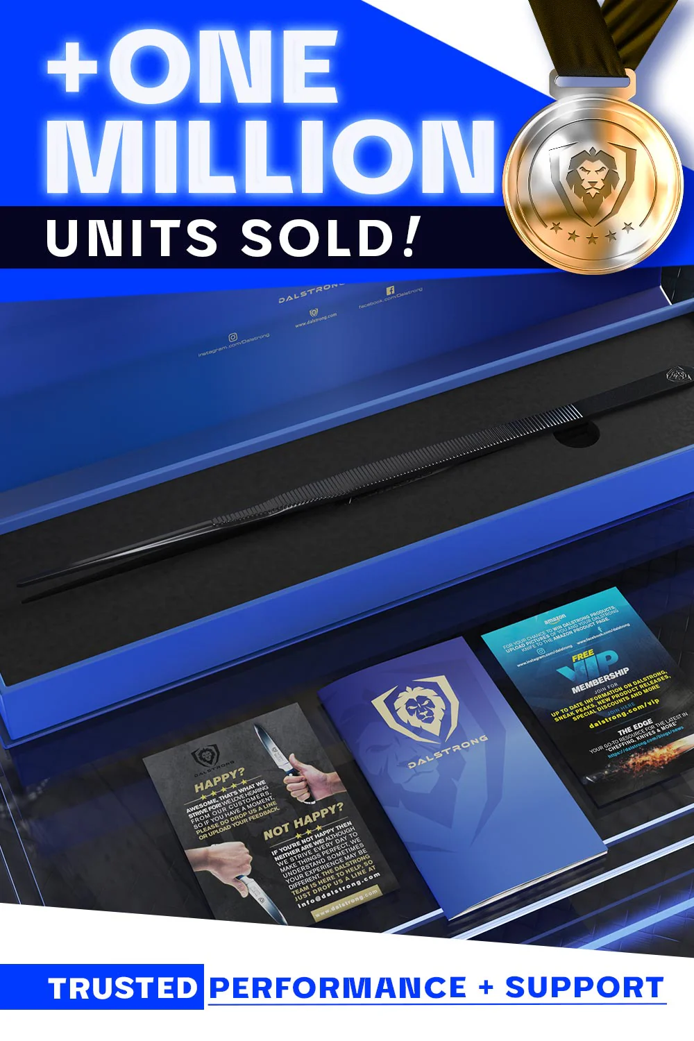 High-Precision Black Titanium Coated 12" | Professional Tweezers | Dalstrong © - Image 7