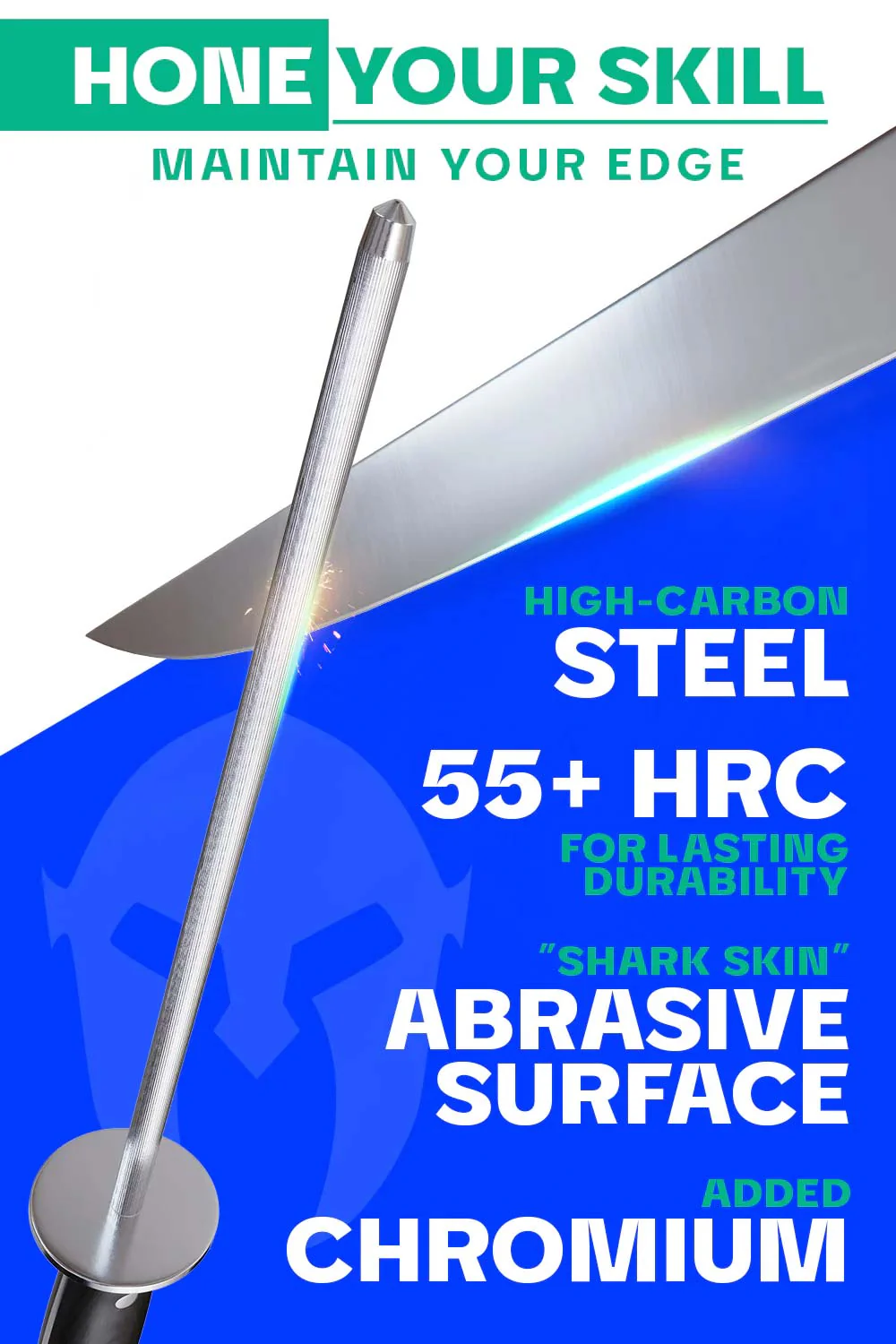 Honing Steel 10" | Gladiator Series | NSF Certified | Dalstrong © - Image 3