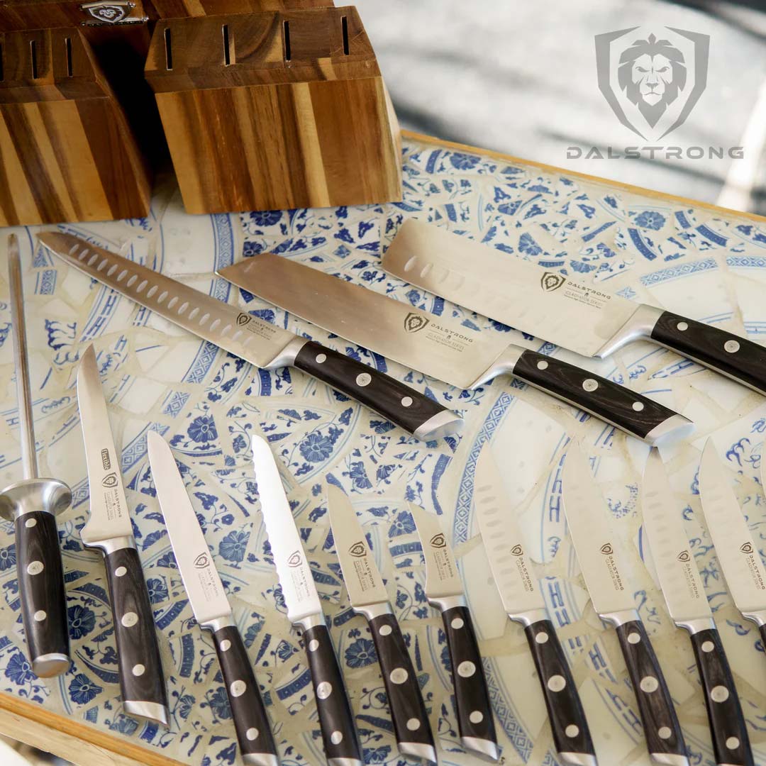 18 Piece Colossal Knife Set with Block | Gladiator Series | Knives NSF Certified | Dalstrong © - Image 12