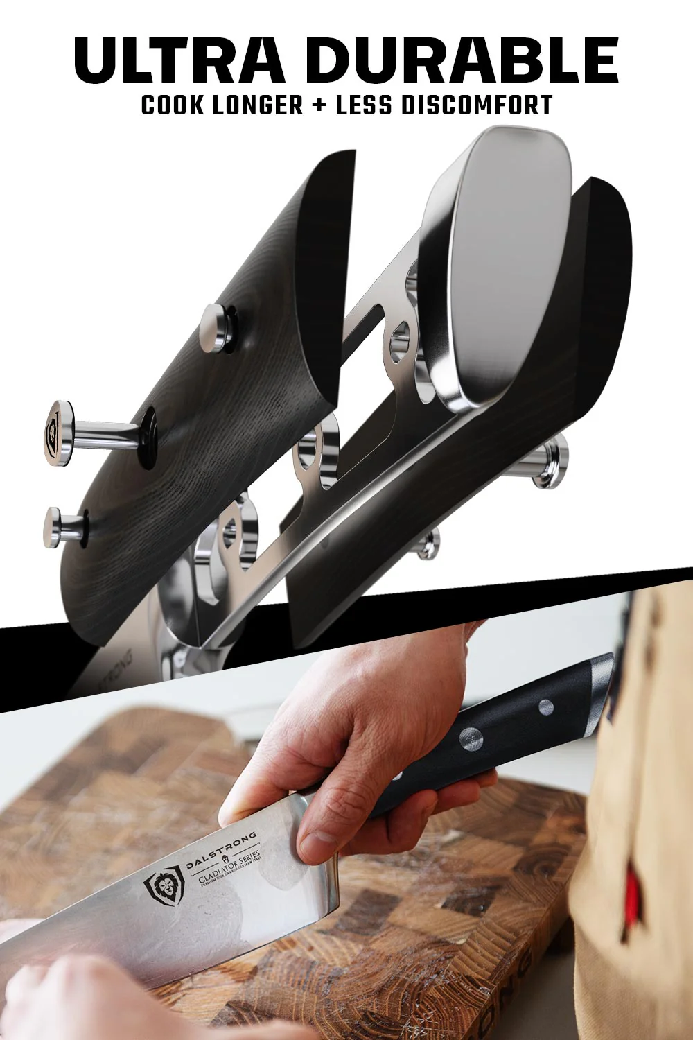 18 Piece Colossal Knife Set with Block | Gladiator Series | Knives NSF Certified | Dalstrong © - Image 4