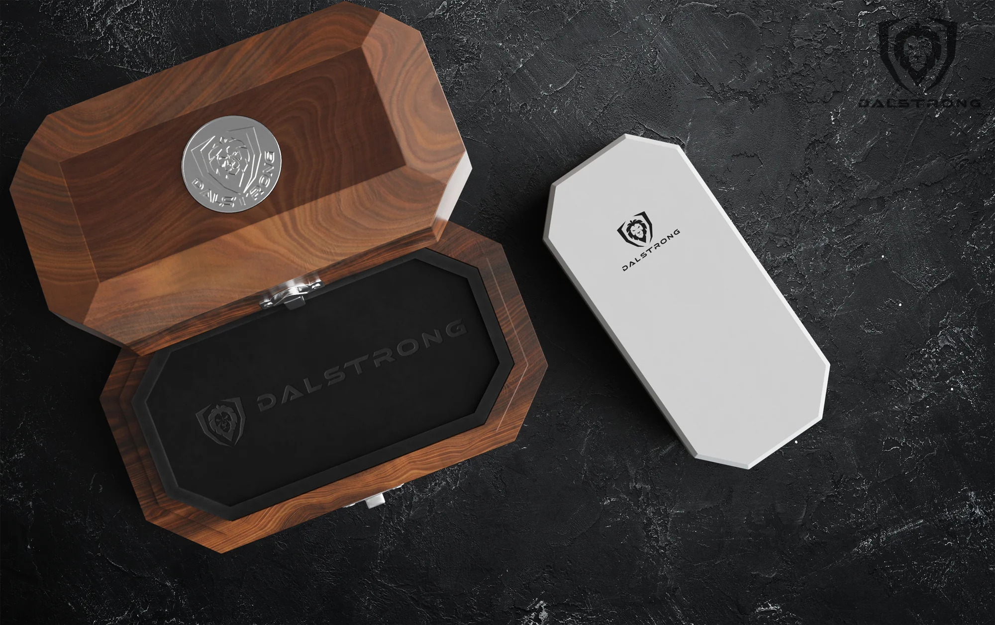 #1000 / #6000 Grit Combo with Oak Storage Box | Portable Whetstone Kit | Dalstrong © - Image 9