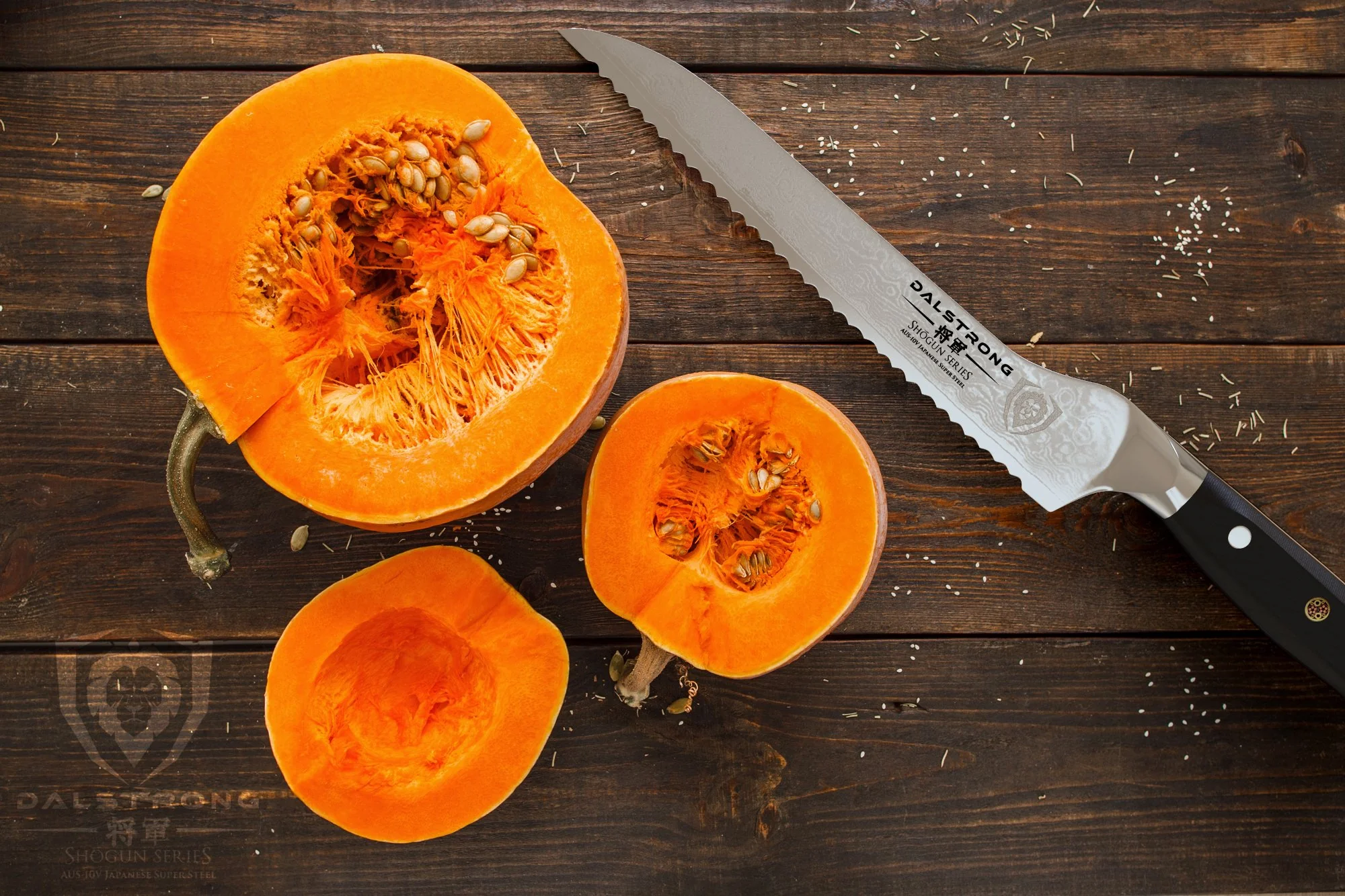 Serrated Offset Knife 8" | Shogun Series ELITE | Dalstrong © - Image 9