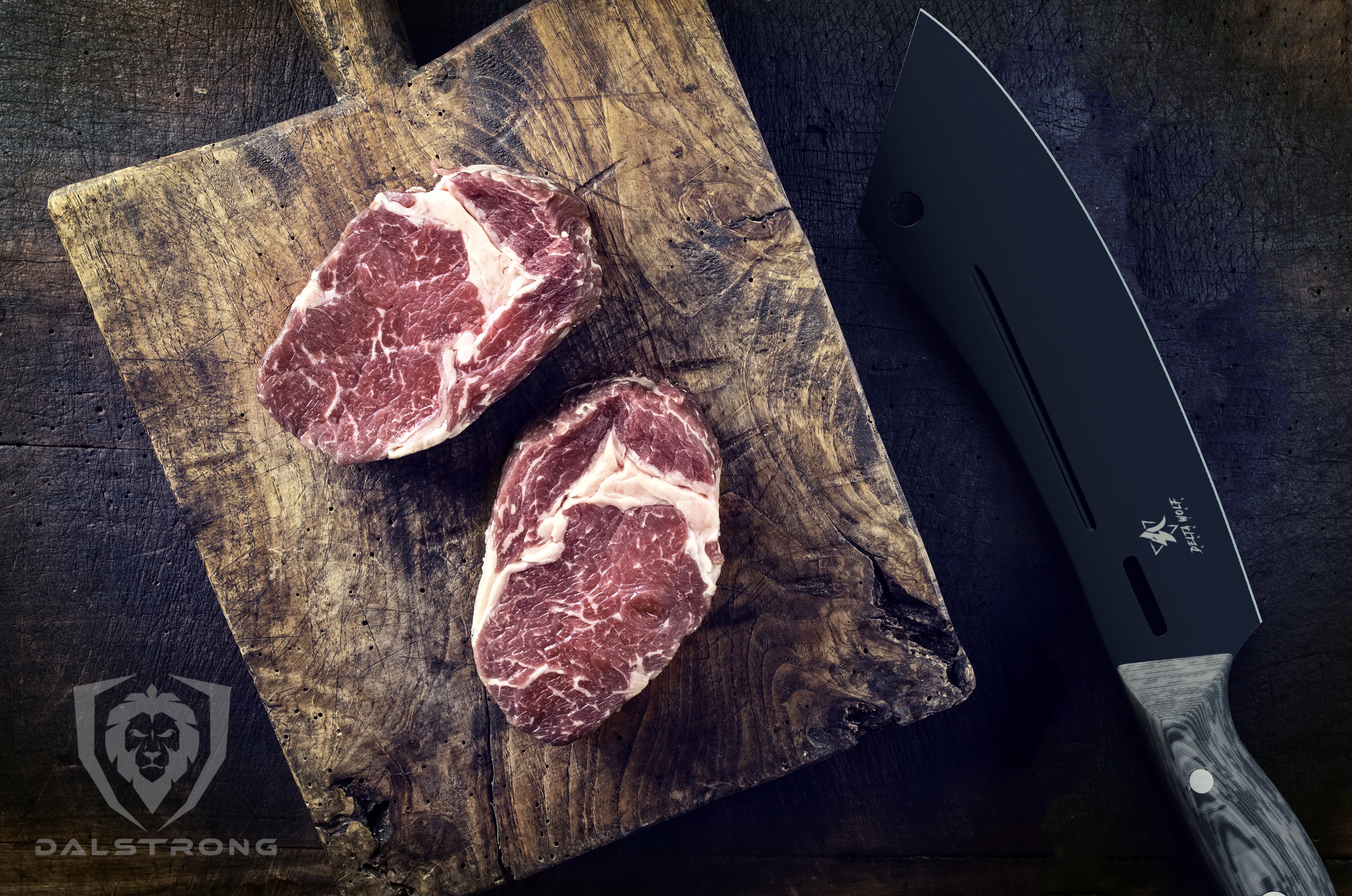 Chef & Cleaver Hybrid Knife 8" | Crixus | Delta Wolf Series | Dalstrong © - Image 9