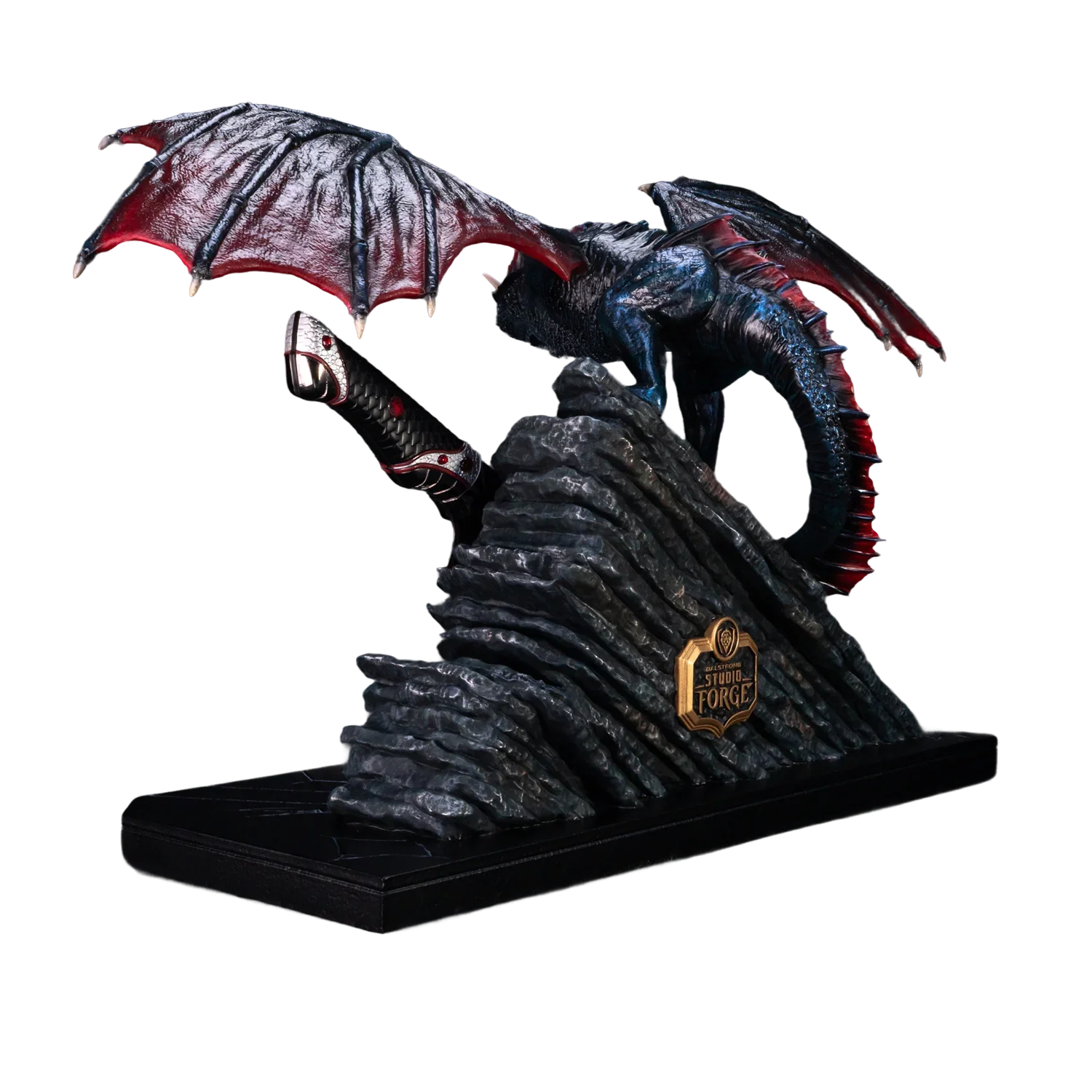Game of Thrones™ x StudioForge™ | Drogon's Fury™ | 8.5” Collector’s Chef Knife & Sculpted Display Stand - Image 13