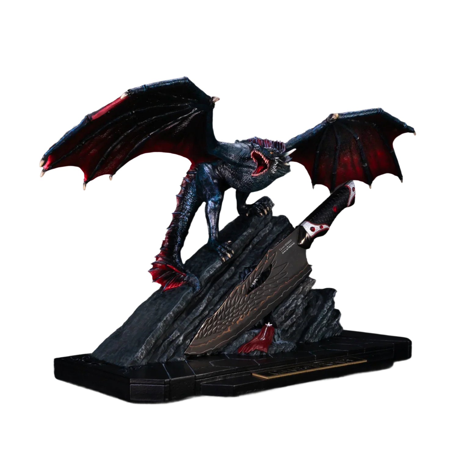 Game of Thrones™ x StudioForge™ | Drogon's Fury™ | 8.5” Collector’s Chef Knife & Sculpted Display Stand - Image 15