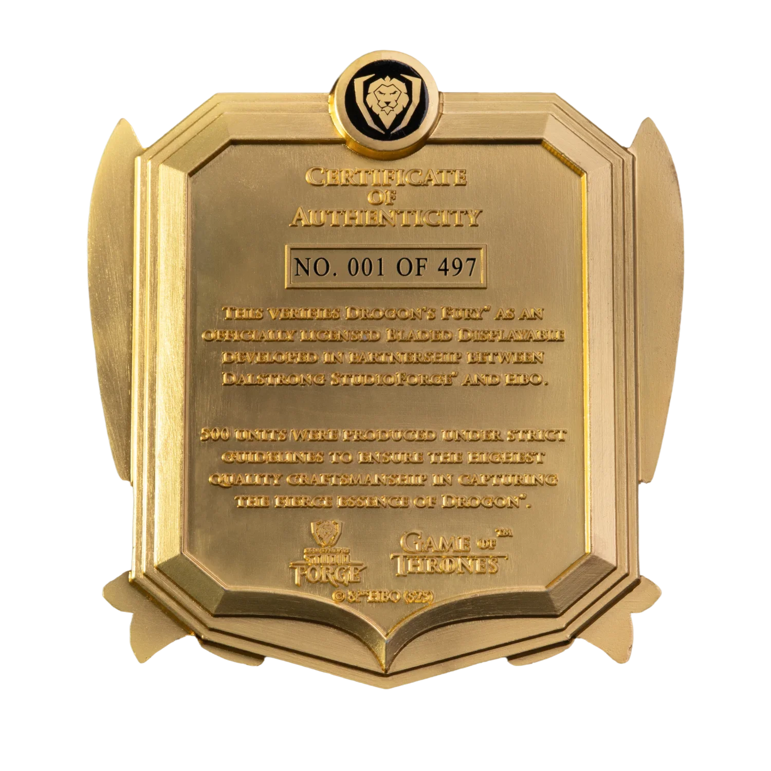 Game of Thrones™ x StudioForge™ | Drogon's Fury™ | 8.5” Collector’s Chef Knife & Sculpted Display Stand - Image 17