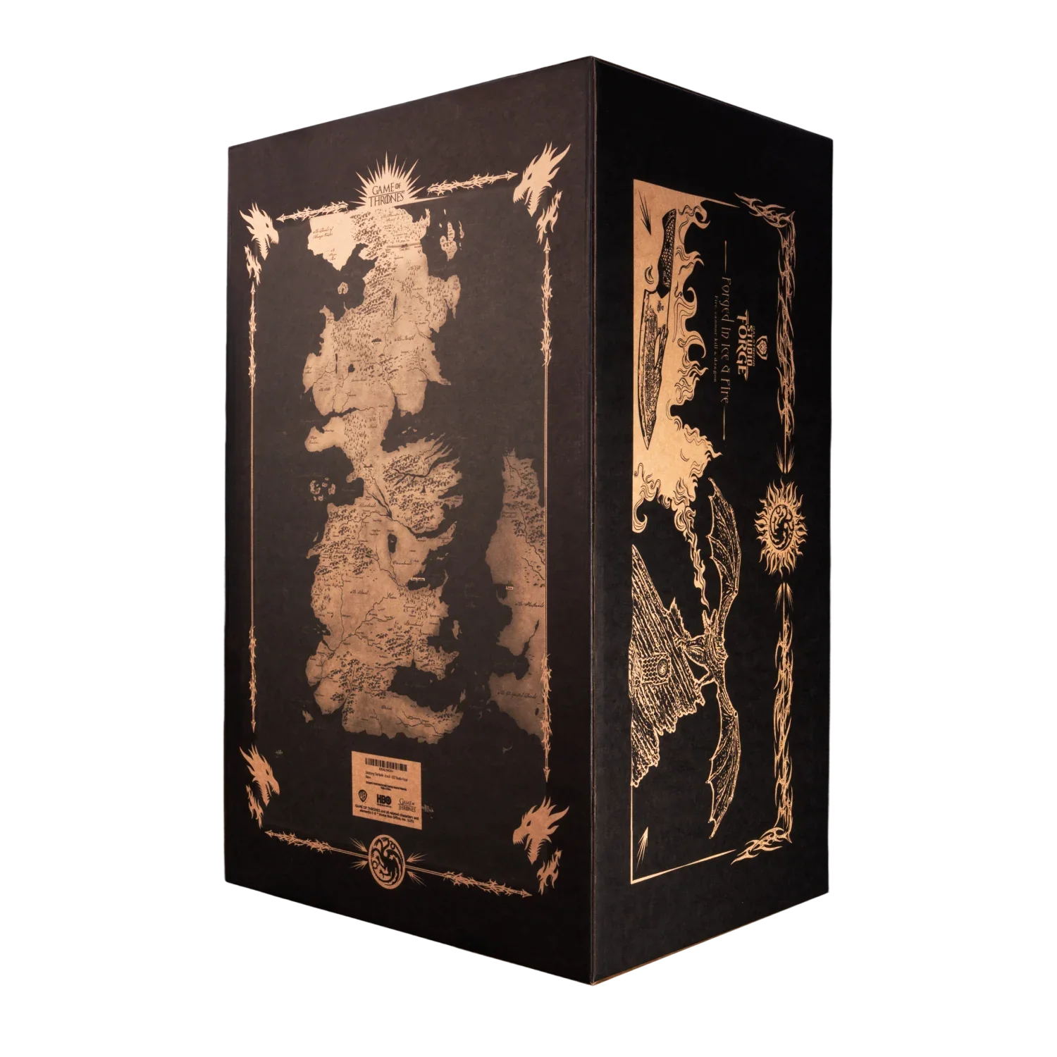 Game of Thrones™ x StudioForge™ | Drogon's Fury™ | 8.5” Collector’s Chef Knife & Sculpted Display Stand - Image 19