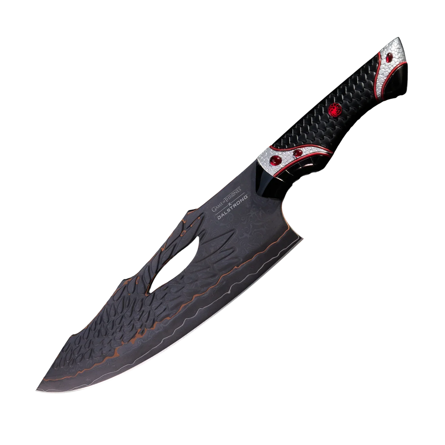 Game of Thrones™ x StudioForge™ | Drogon's Fury™ | 8.5” Collector’s Chef Knife & Sculpted Display Stand - Image 3