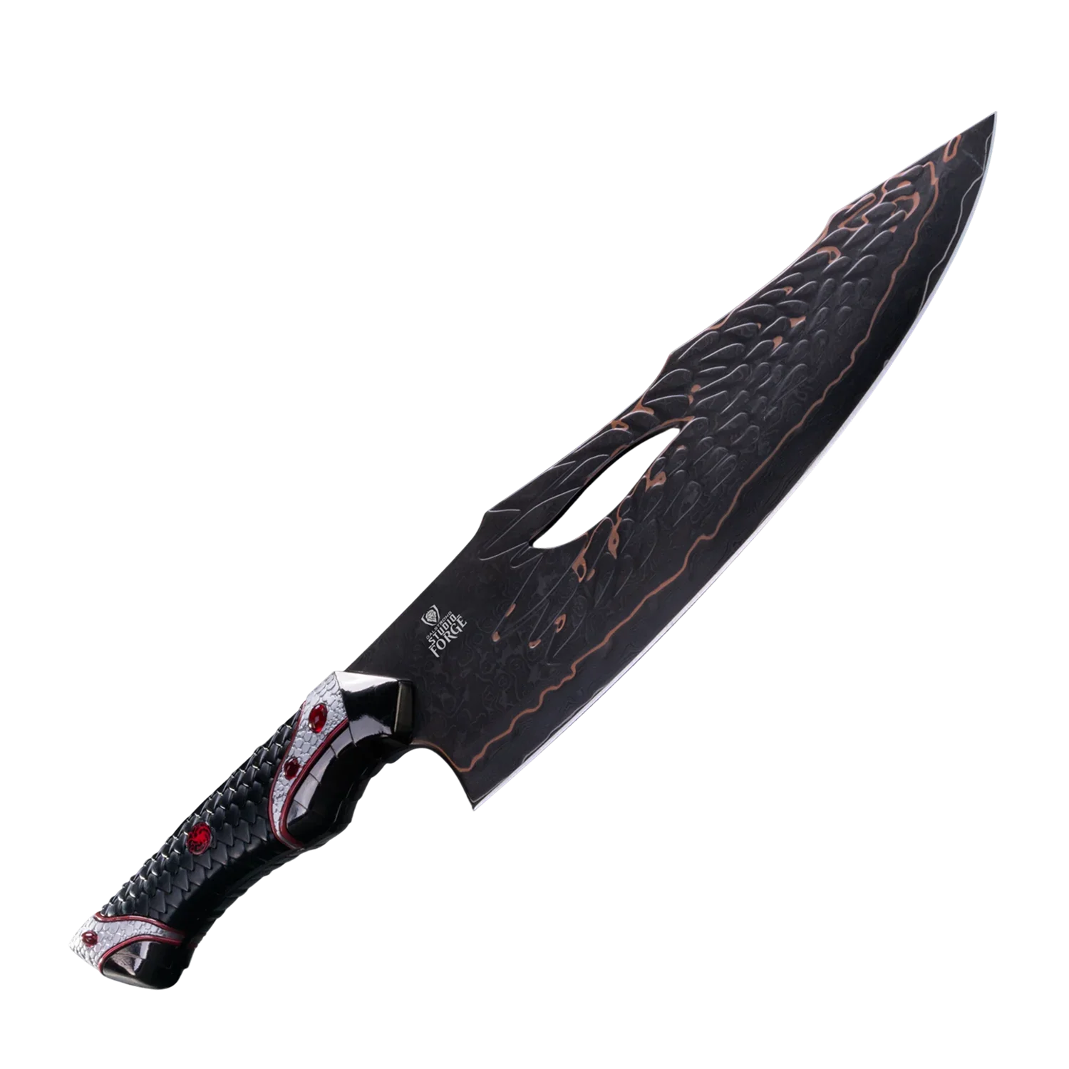 Game of Thrones™ x StudioForge™ | Drogon's Fury™ | 8.5” Collector’s Chef Knife & Sculpted Display Stand - Image 4