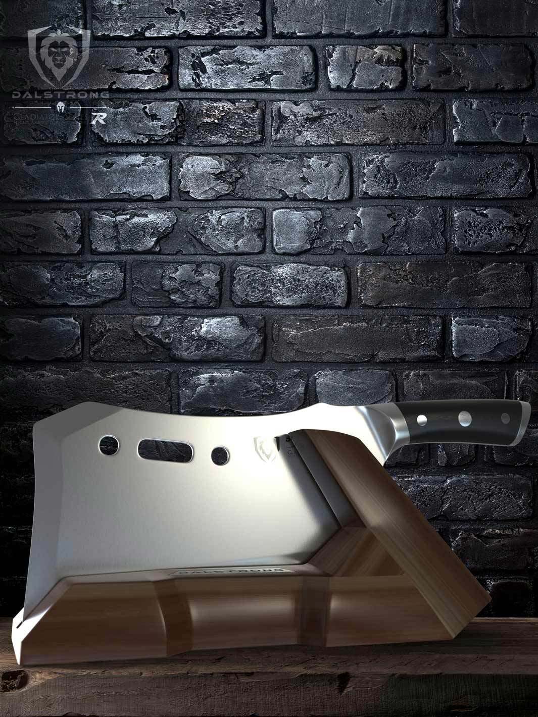 Meat Cleaver 9" with Stand | Obliterator | Gladiator Series | NSF Certified | Dalstrong © - Image 12