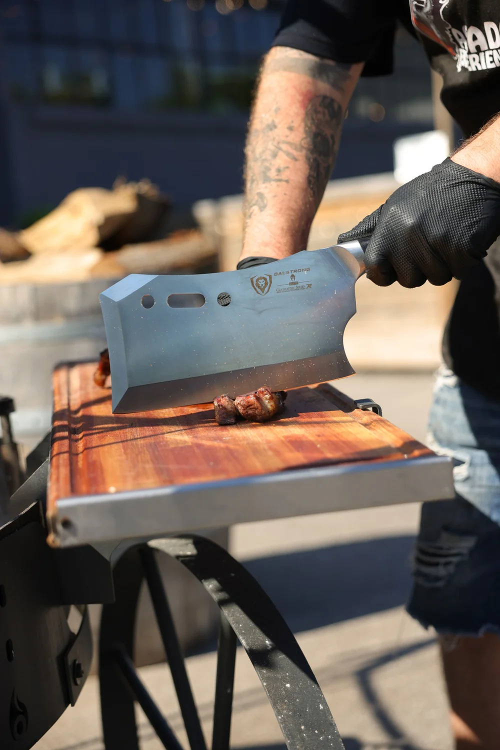 Meat Cleaver 9" with Stand | Obliterator | Gladiator Series | NSF Certified | Dalstrong © - Image 14