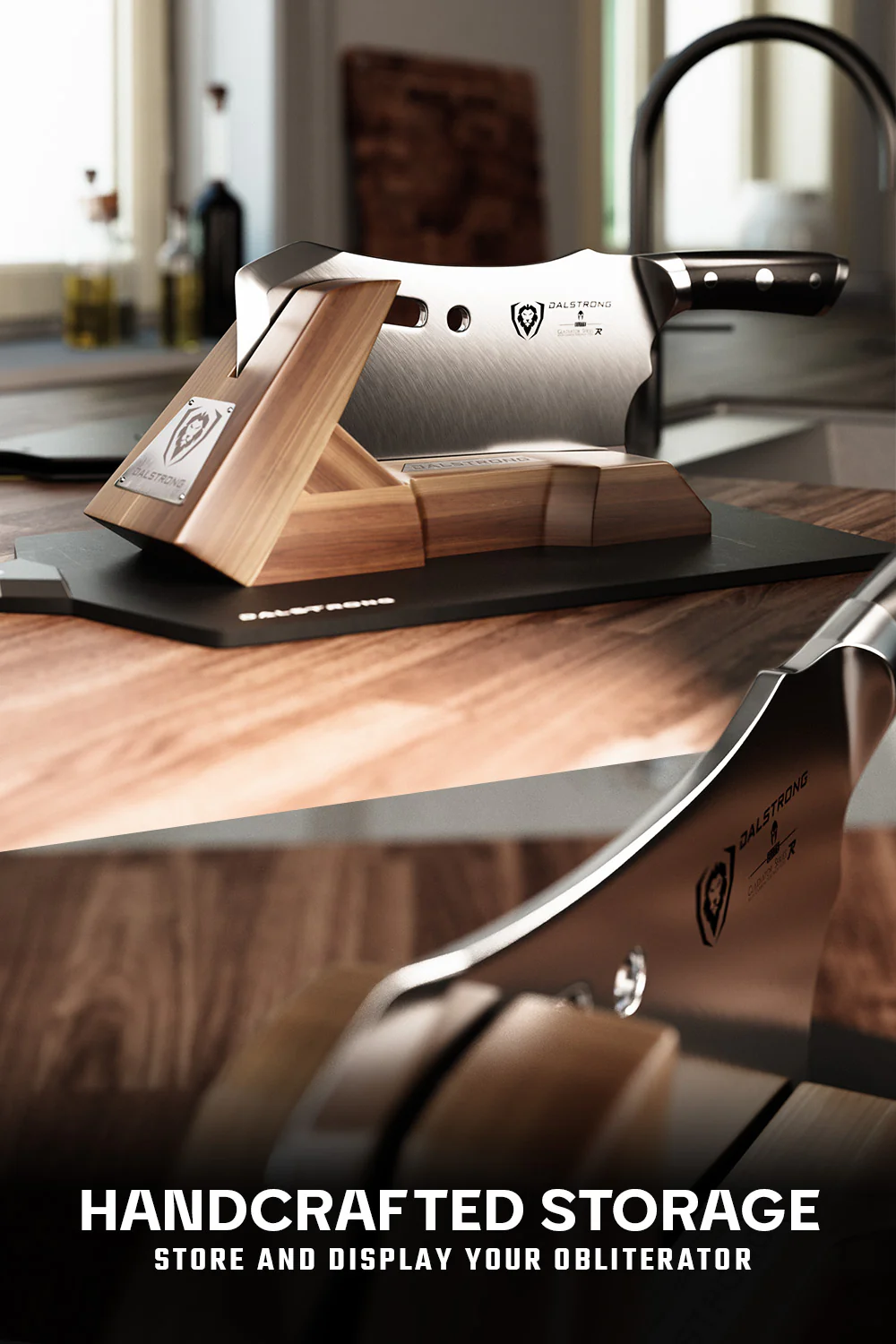 Meat Cleaver 9" with Stand | Obliterator | Gladiator Series | NSF Certified | Dalstrong © - Image 7