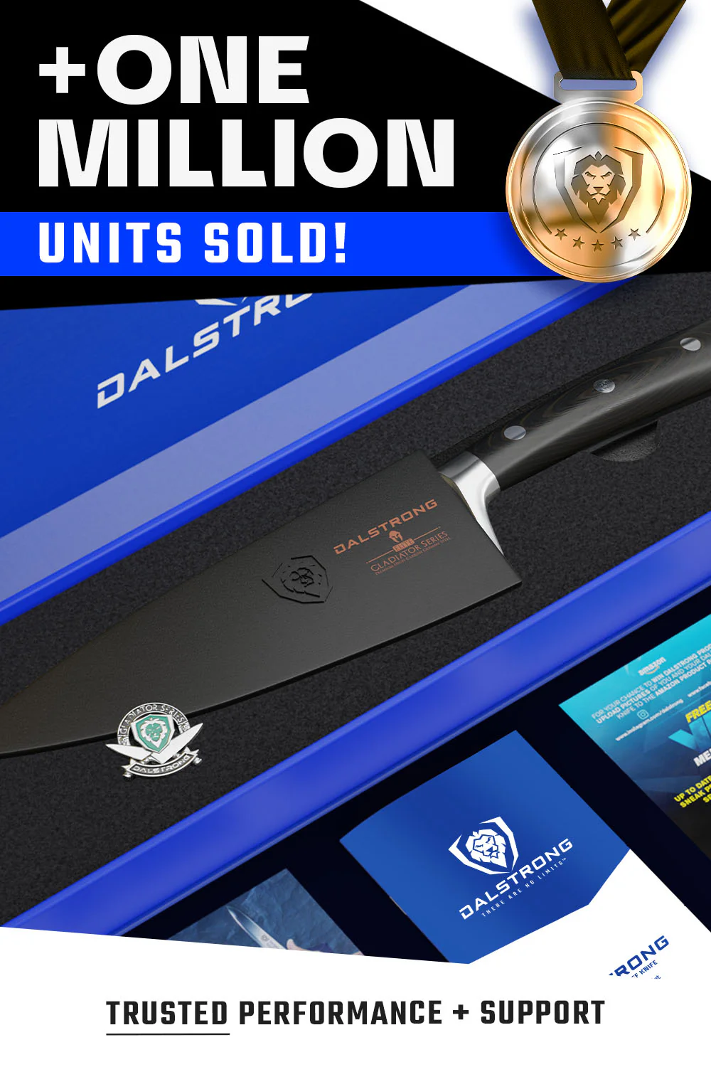 Chef's Knife 6" | Gladiator Series | NSF Certified | Dalstrong © - Image 7