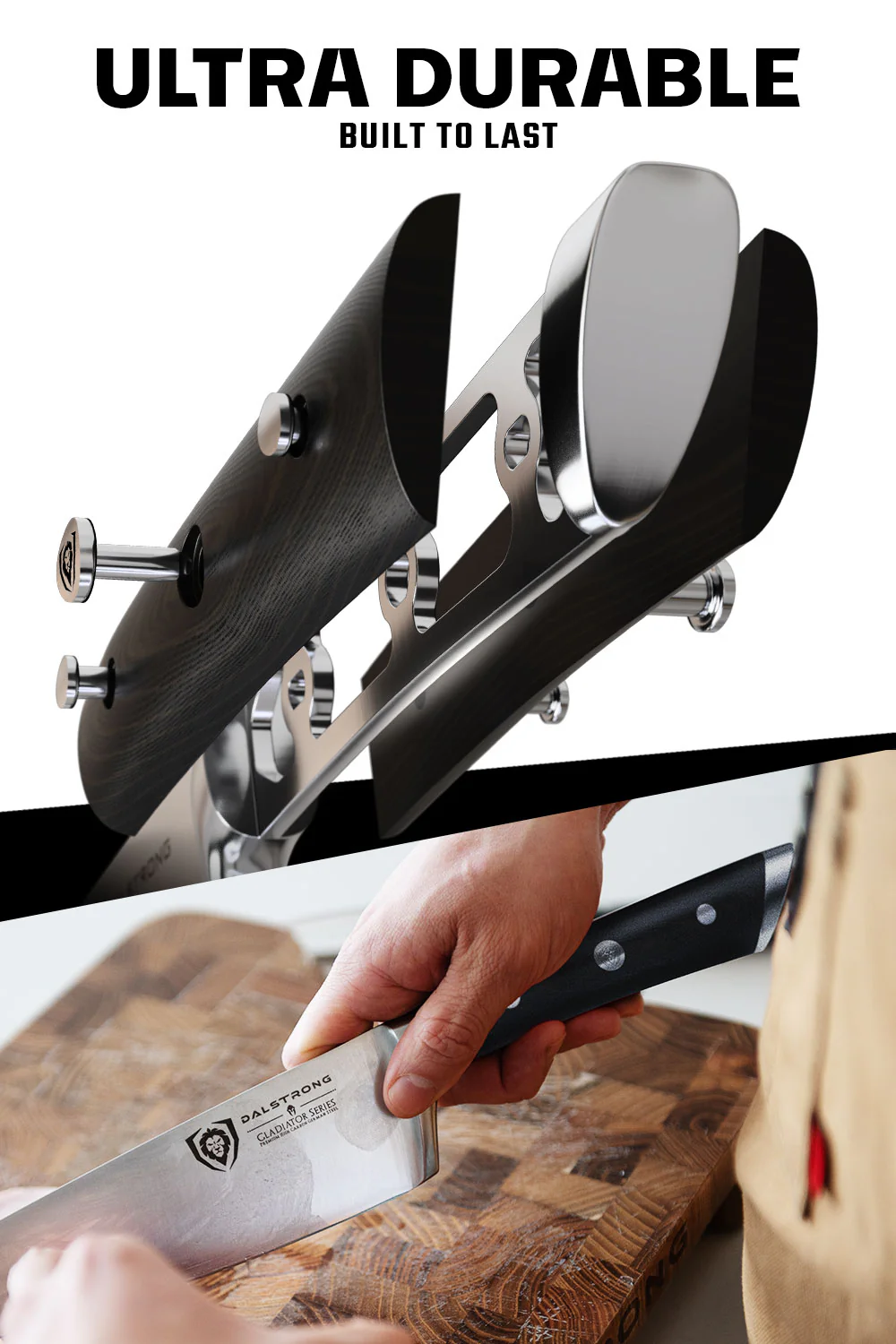 Chef's Knife 8" | Gladiator Series | NSF Certified | Dalstrong © - Image 4