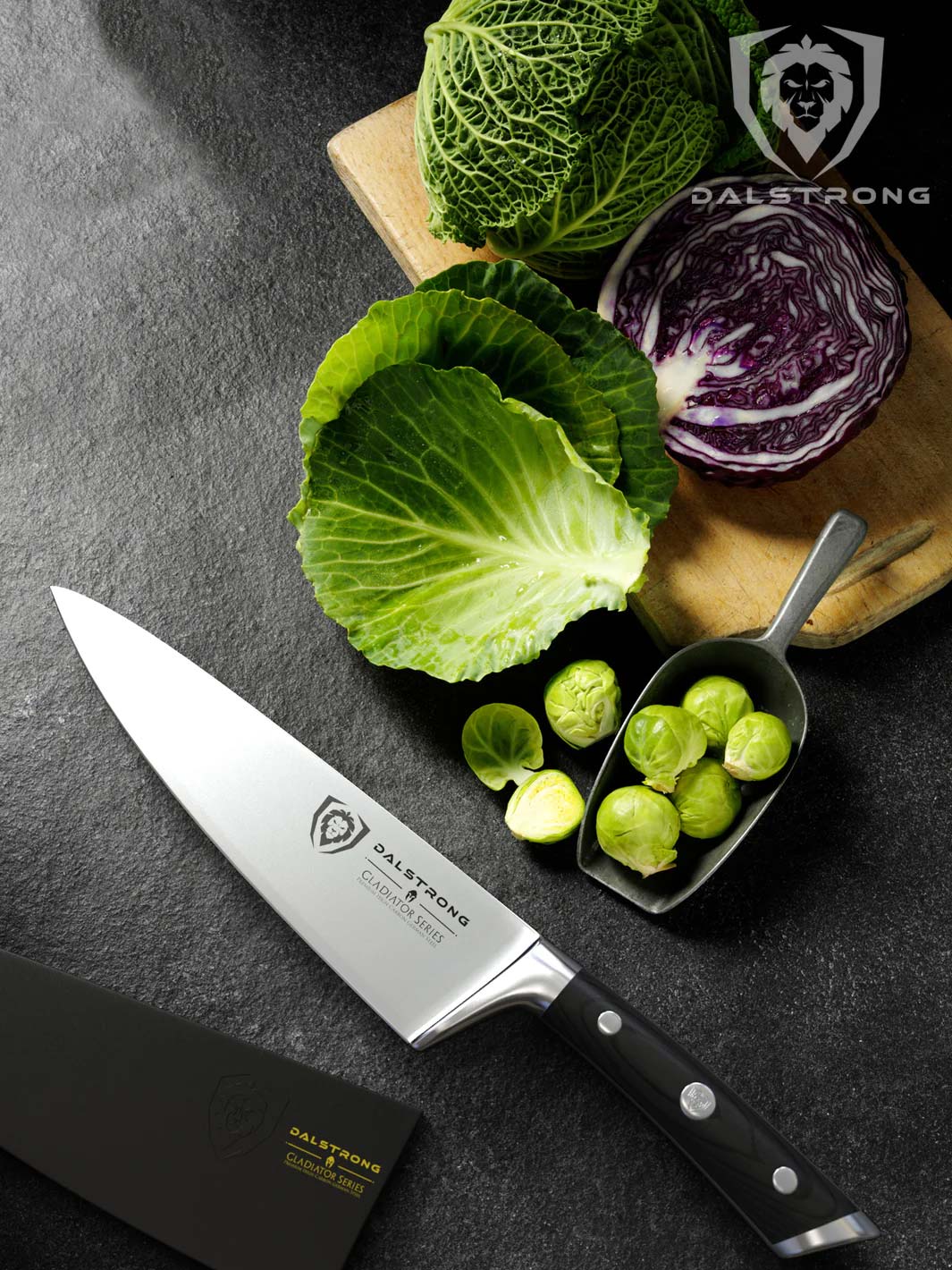 Chef's Knife 8" | Gladiator Series | NSF Certified | Dalstrong © - Image 8