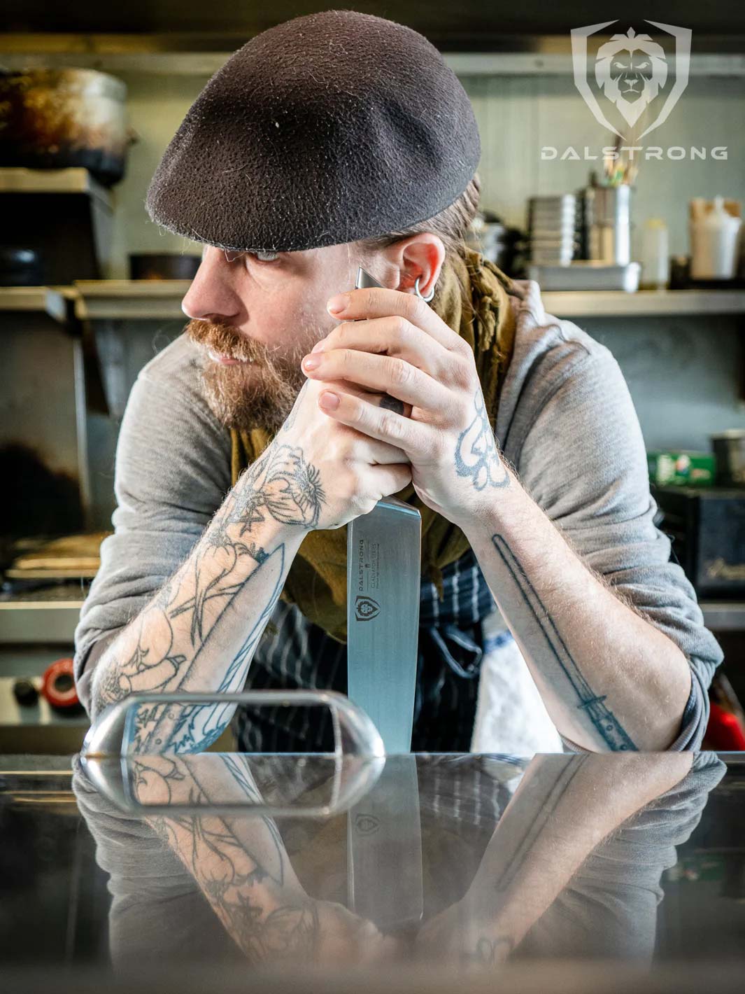 Chef's Knife 8" | Gladiator Series | NSF Certified | Dalstrong © - Image 9