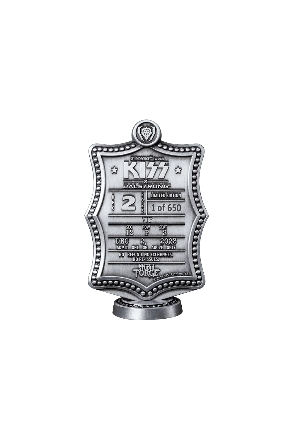 KISS™ x StudioForge™ | Gene Simmons’ HELLFIRE DEMON AXE | 7.5” Collector’s Meat Axe & Display Stand - Image 20