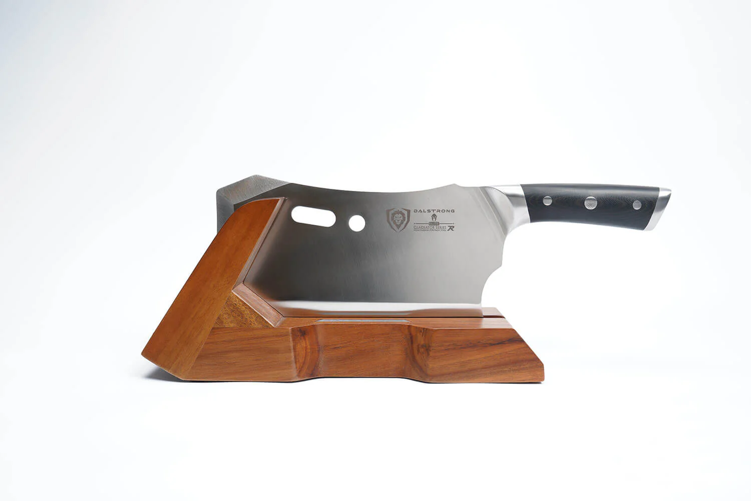 Meat Prep Bundle | 9" Obliterator Meat Cleaver with Stand + 8" Chef & Cleaver Hybrid Crixus Knife - Image 3