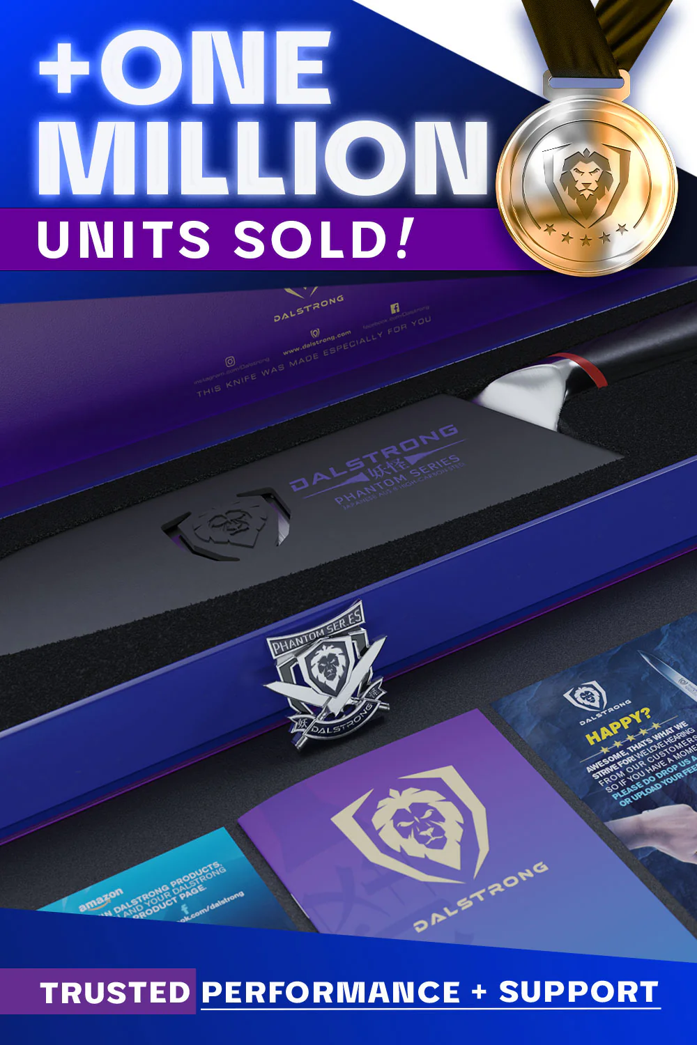 Santoku Knife 7" | Phantom Series | Dalstrong © - Image 7