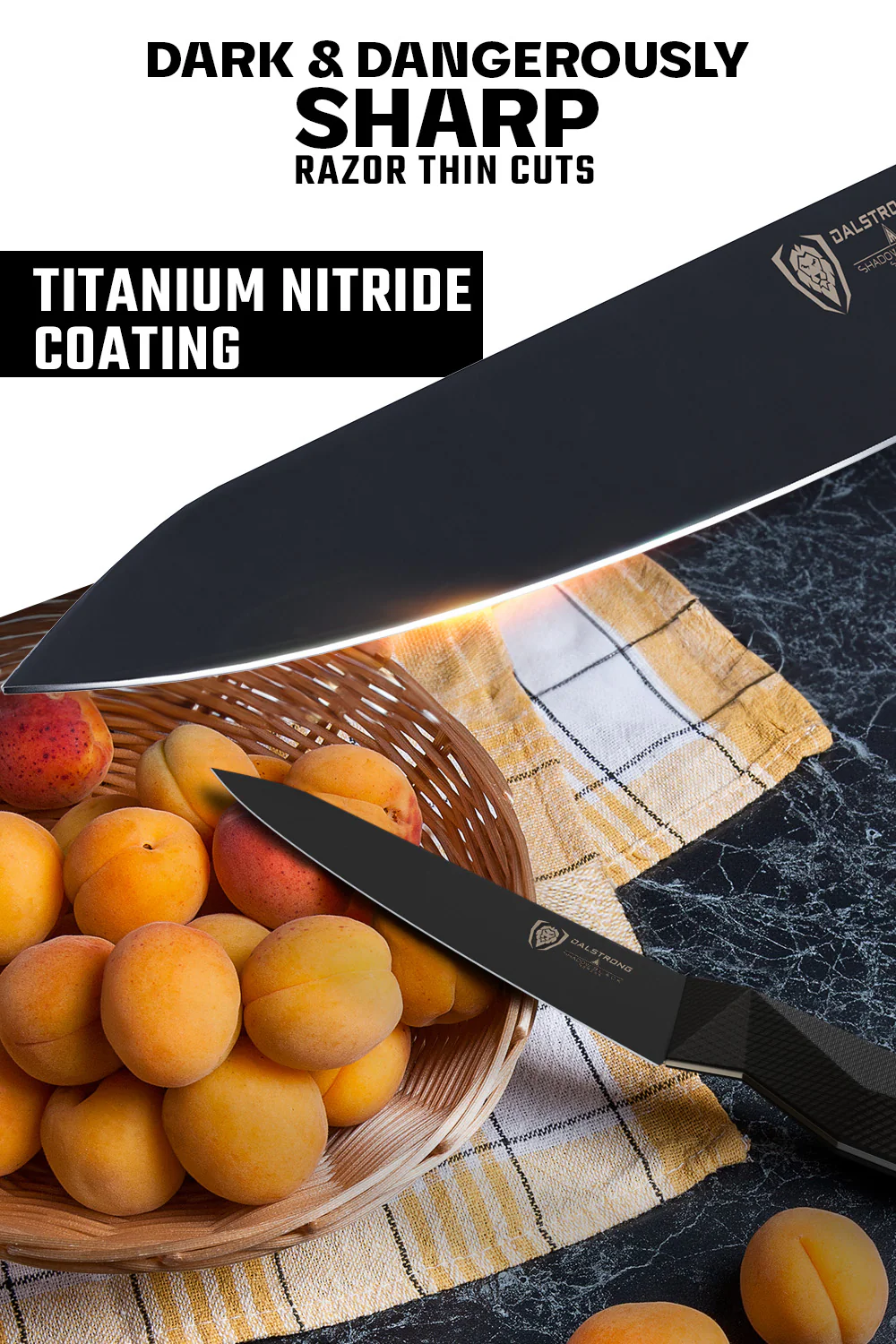 Utility Knife 5.5" | Shadow Black Series | NSF Certified | Dalstrong © - Image 3