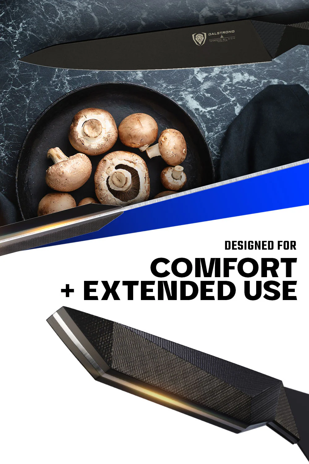 Utility Knife 5.5" | Shadow Black Series | NSF Certified | Dalstrong © - Image 5