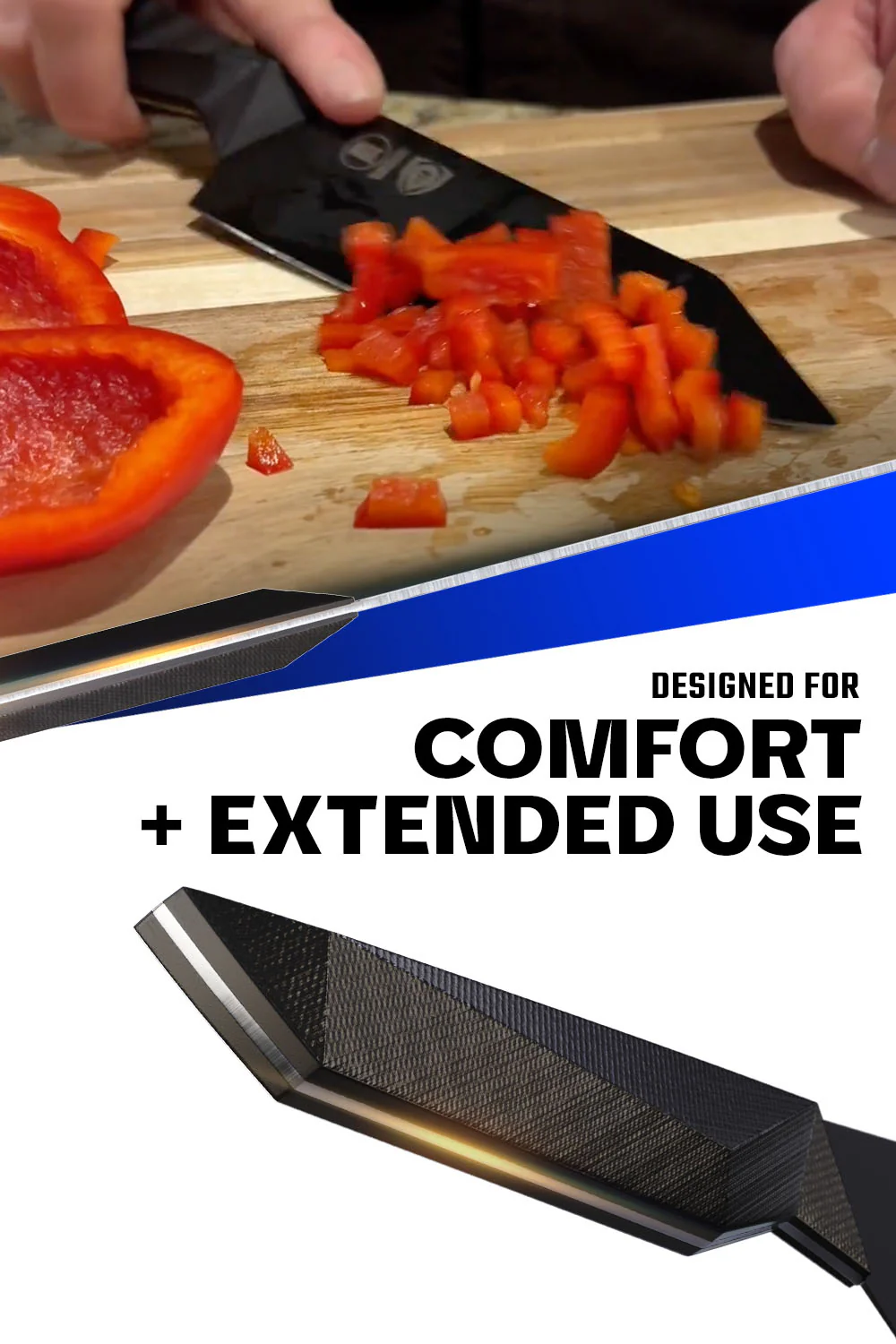 Chef's Knife 6" | Shadow Black Series | NSF Certified | Dalstrong © - Image 5