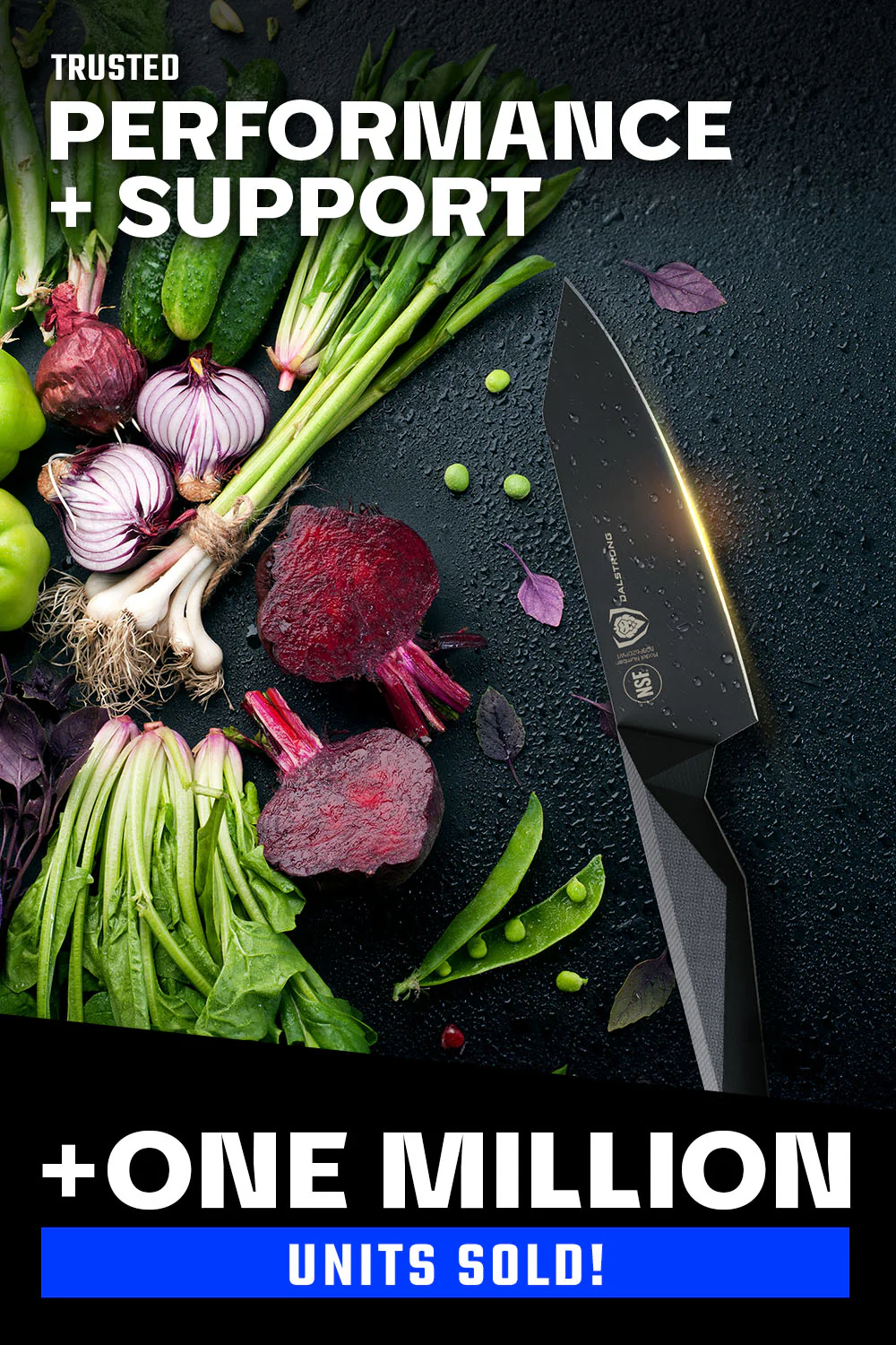 Chef's Knife 6" | Shadow Black Series | NSF Certified | Dalstrong © - Image 7