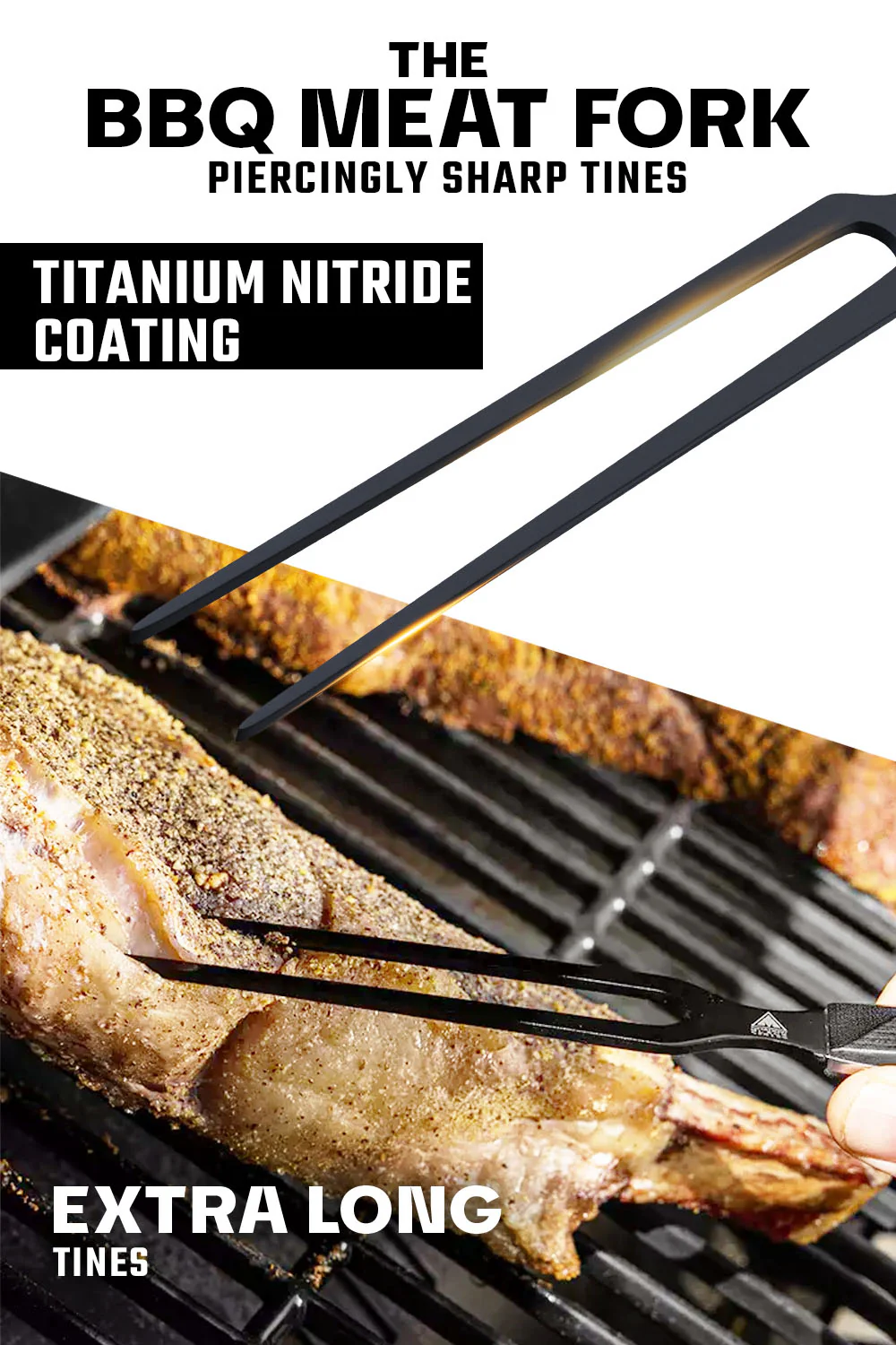 Meat Fork 8.5" | Shadow Black Series | NSF Certified | Dalstrong © - Image 3