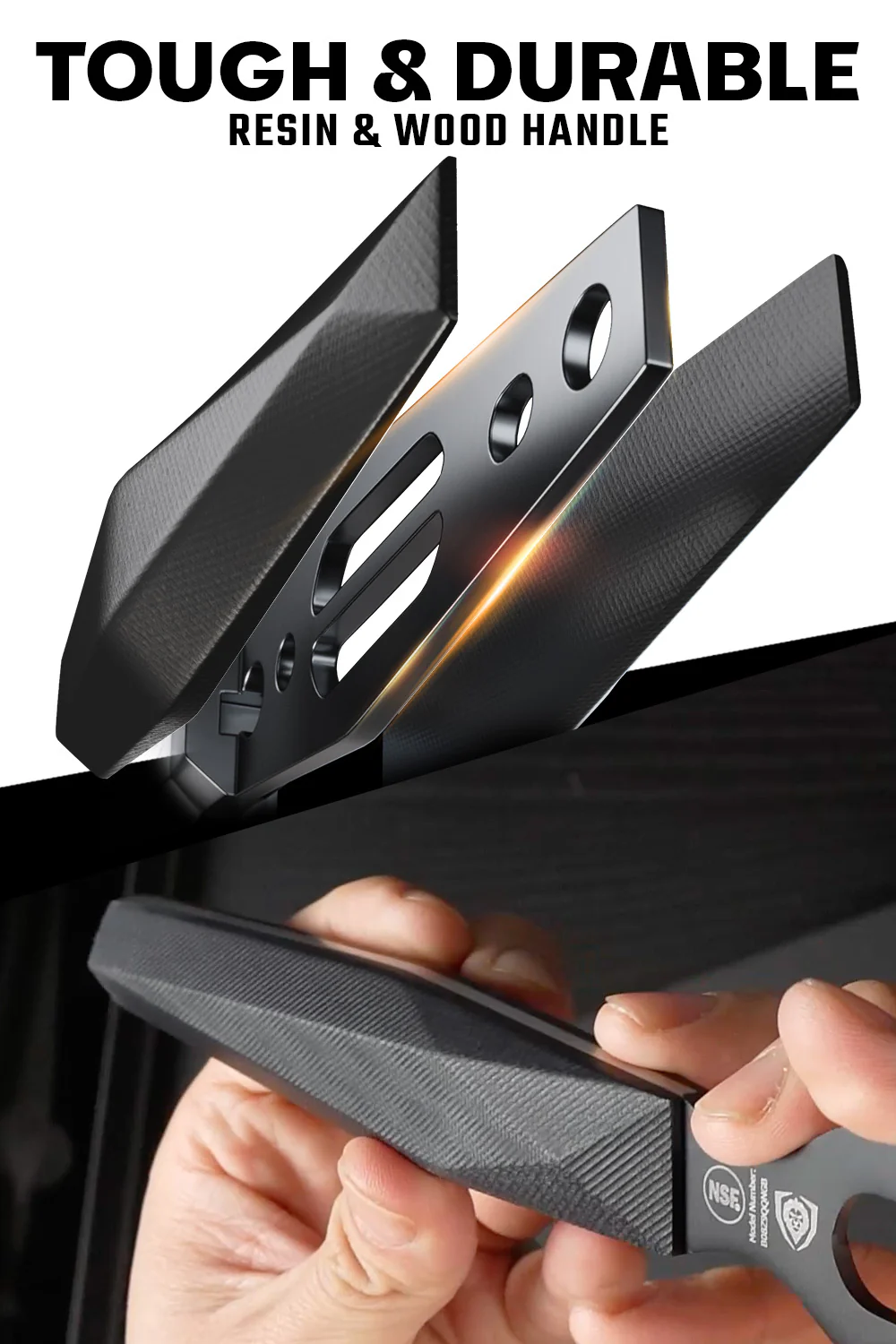 Meat Fork 8.5" | Shadow Black Series | NSF Certified | Dalstrong © - Image 4