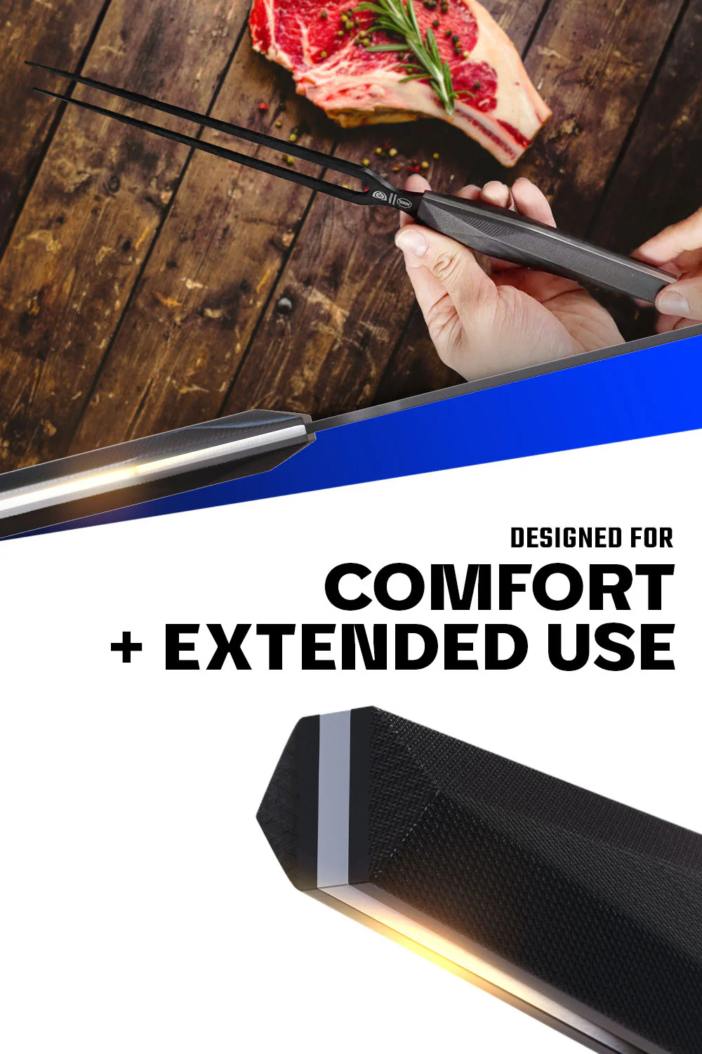 Meat Fork 8.5" | Shadow Black Series | NSF Certified | Dalstrong © - Image 5