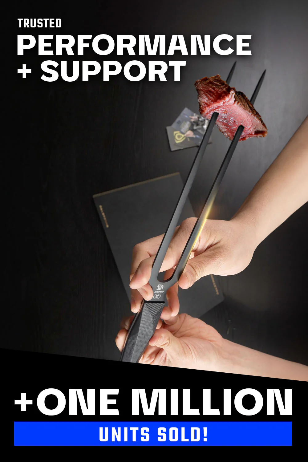 Meat Fork 8.5" | Shadow Black Series | NSF Certified | Dalstrong © - Image 7