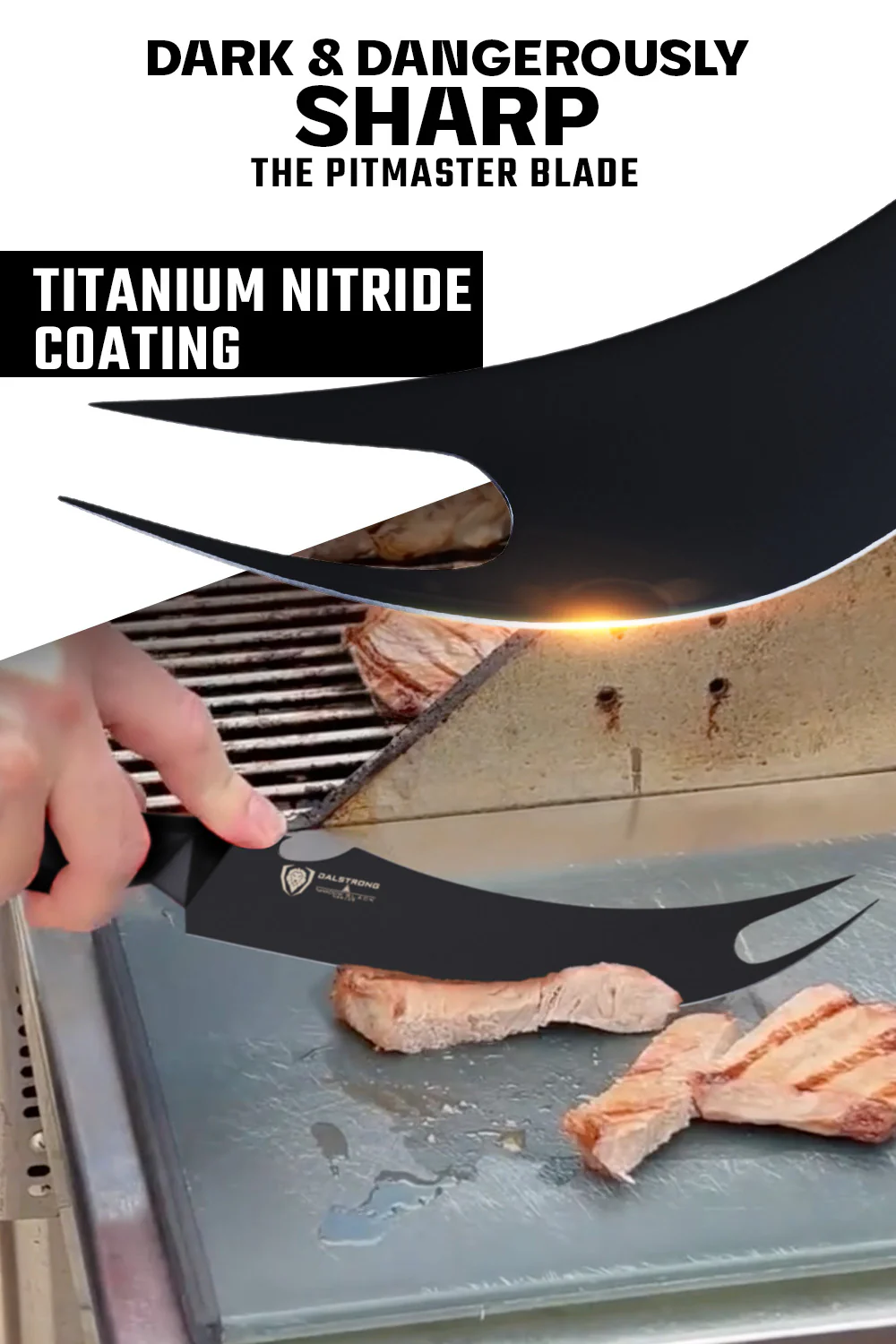 BBQ Pitmaster Knife 9" | Shadow Black Series | NSF Certified | Dalstrong © - Image 3