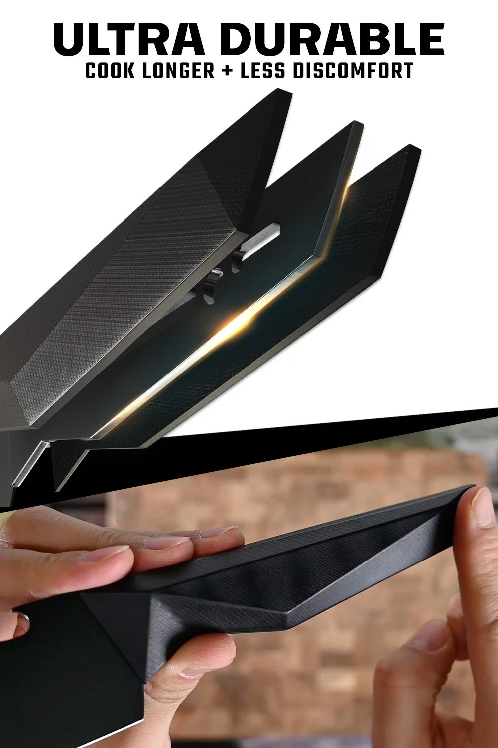 BBQ Pitmaster Knife 9" | Shadow Black Series | NSF Certified | Dalstrong © - Image 4