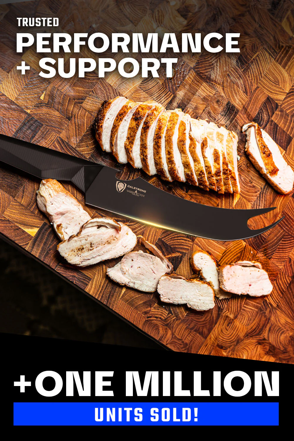 BBQ Pitmaster Knife 9" | Shadow Black Series | NSF Certified | Dalstrong © - Image 8