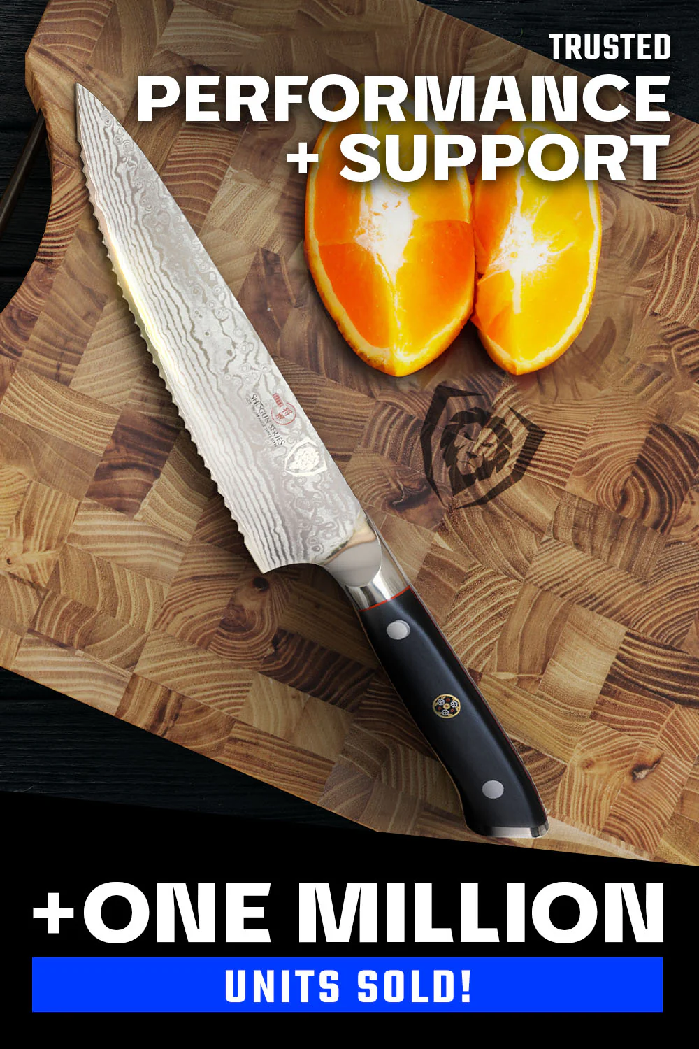 Serrated Chef's Knife 7.5" | Shogun Series ELITE | Dalstrong © - Image 6