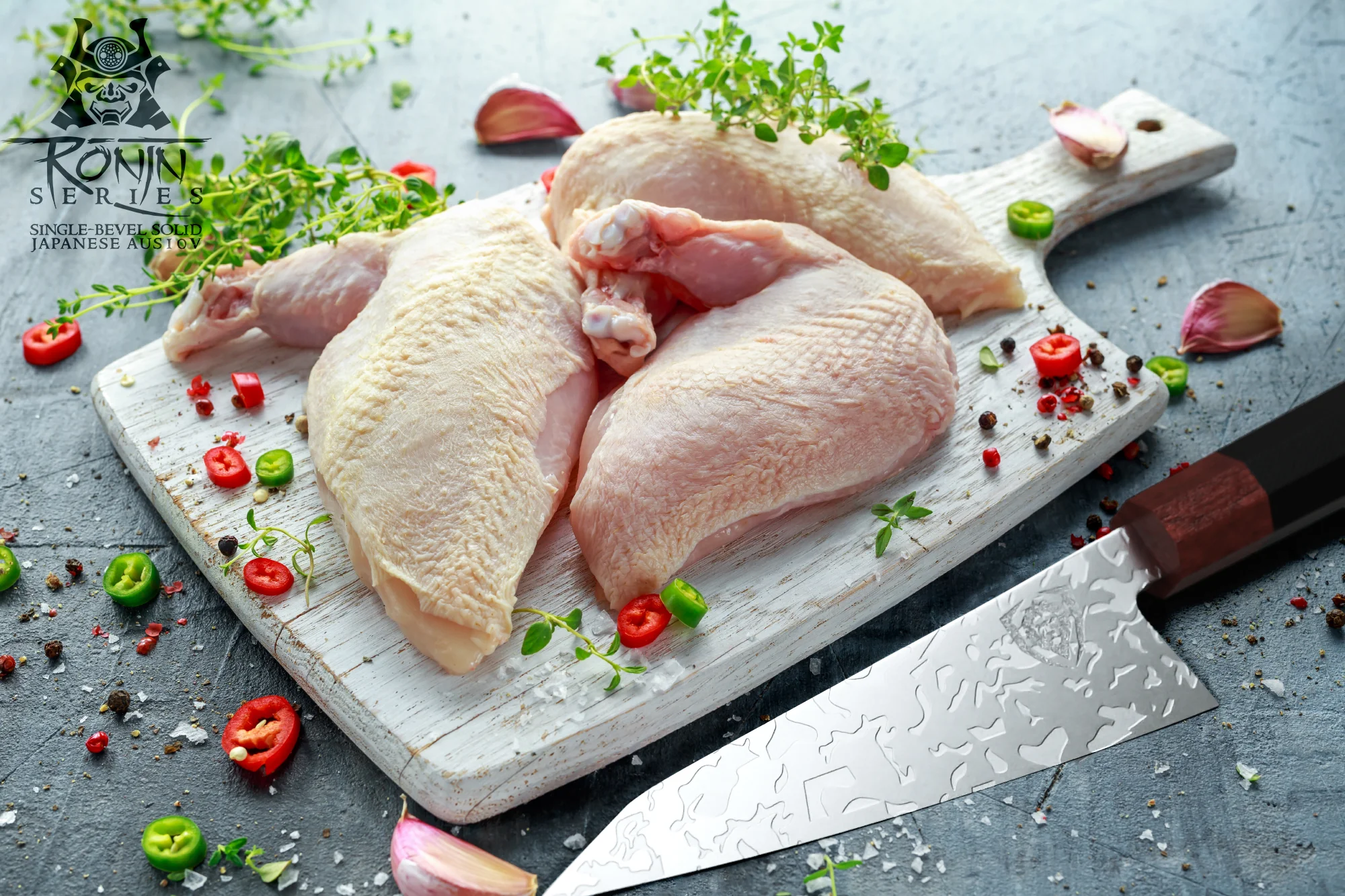 Honesuki Knife 5.5" | Single Bevel | Ronin Series | Dalstrong © - Image 9