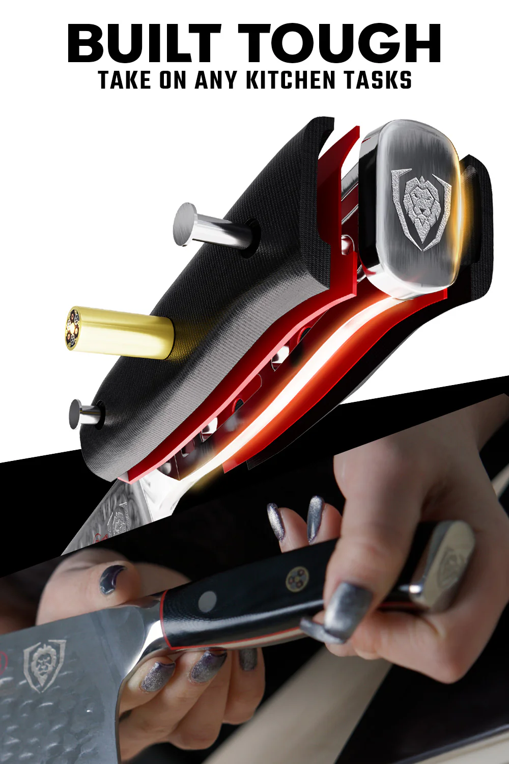 Cleaver Knife 7" | Shogun Series ELITE | Dalstrong © - Image 3