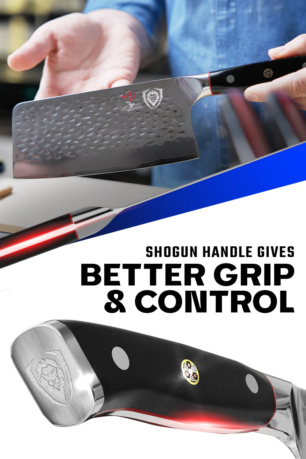 Cleaver Knife 7" | Shogun Series ELITE | Dalstrong © - Image 4