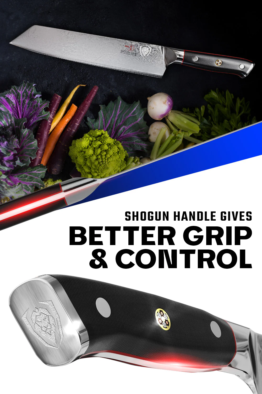 Kiritsuke Chef's Knife 8.5" | Shogun Series ELITE | Dalstrong © - Image 4