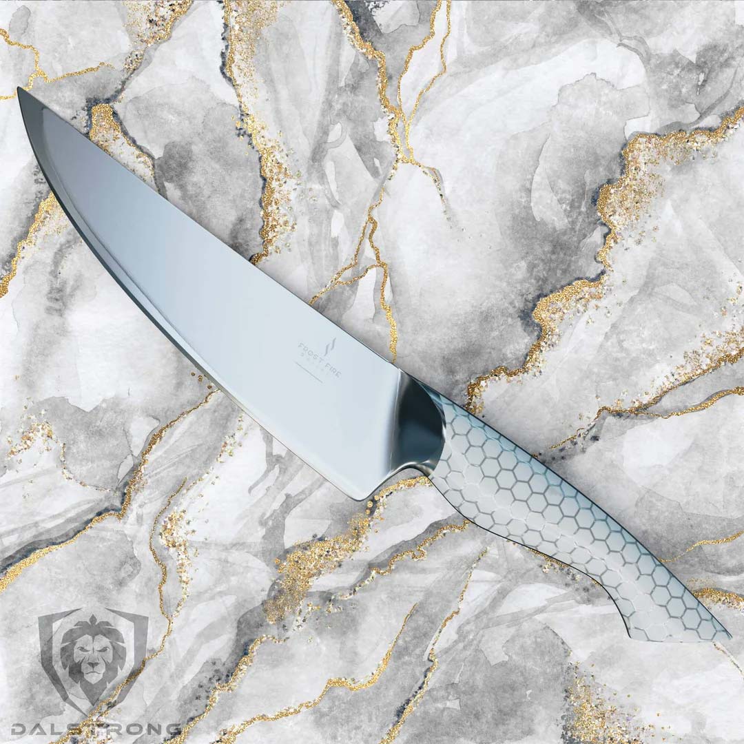 Chef's Knife 8" | Frost Fire Series | NSF Certified | Dalstrong © - Image 8