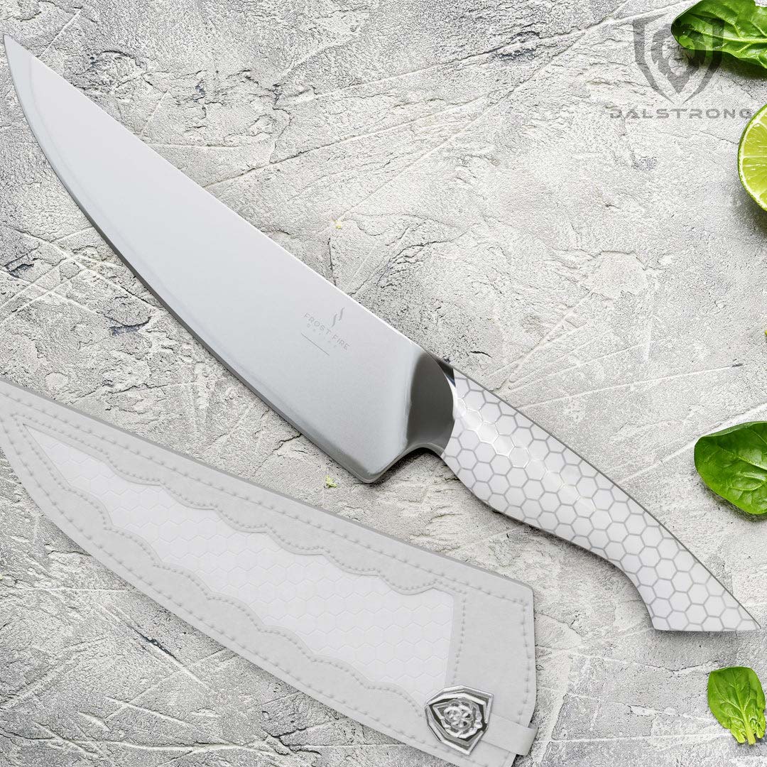 Chef's Knife 8" | Frost Fire Series | NSF Certified | Dalstrong © - Image 9