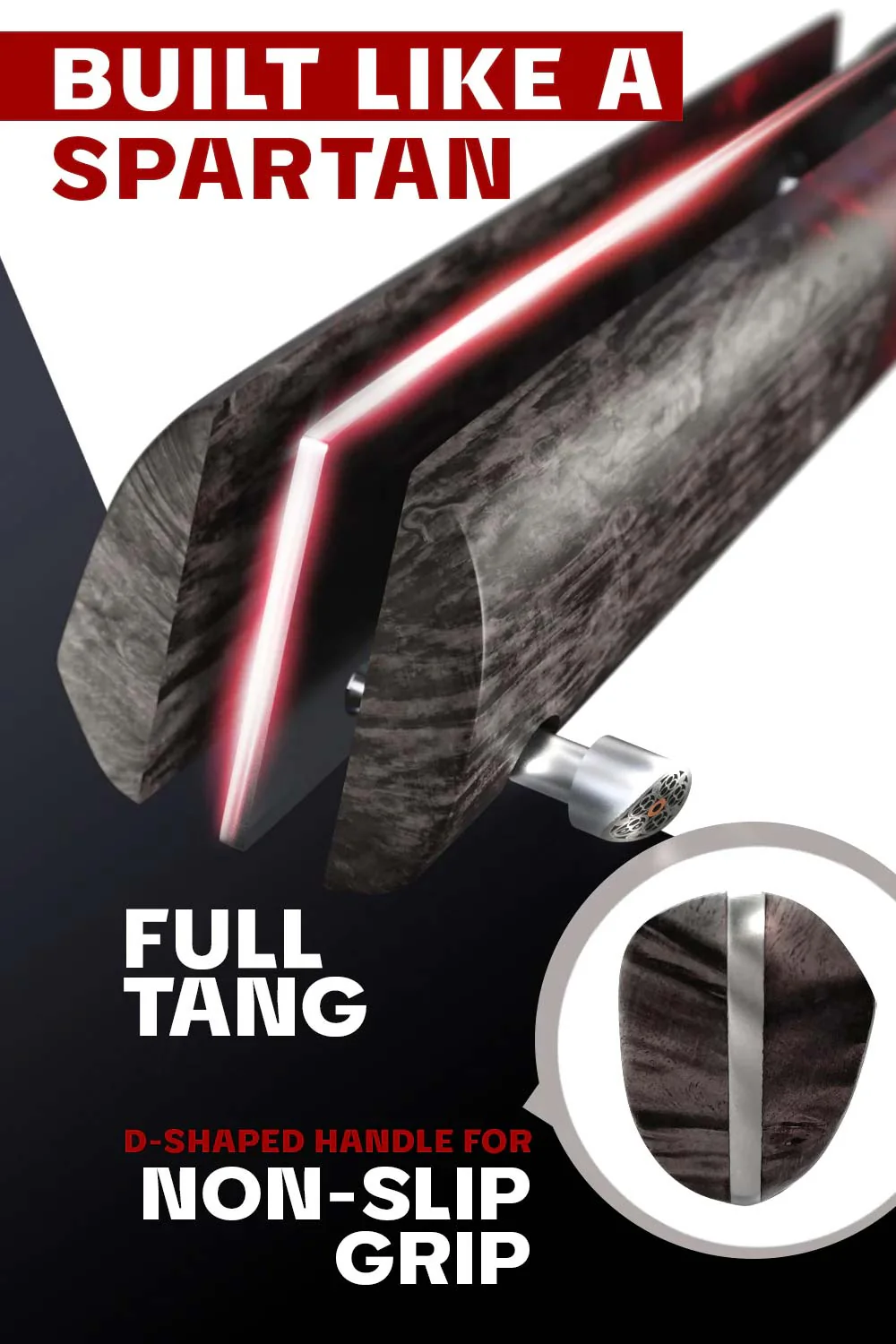 Chef's Knife 9.5" | Spartan Ghost Series | Dalstrong © - Image 3